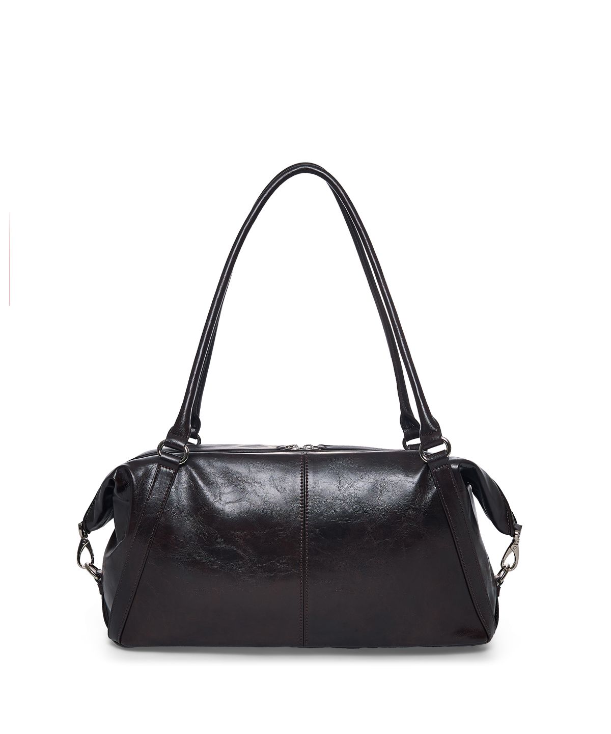 마뗑킴(MATIN KIM) MATIN SOFT FORM BOWLING BAG IN DARK BROWN