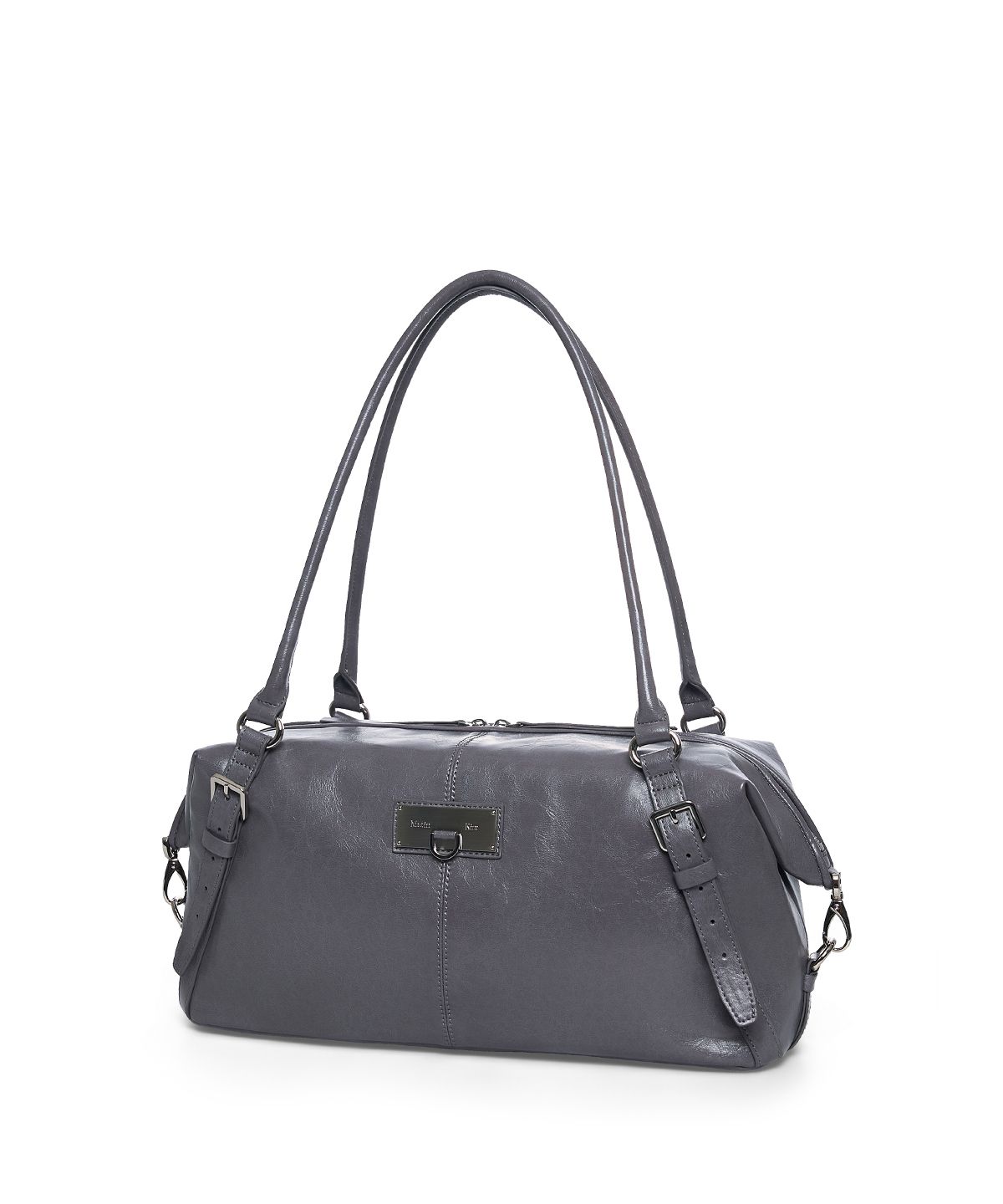 마뗑킴(MATIN KIM) MATIN SOFT FORM BOWLING BAG IN GREY