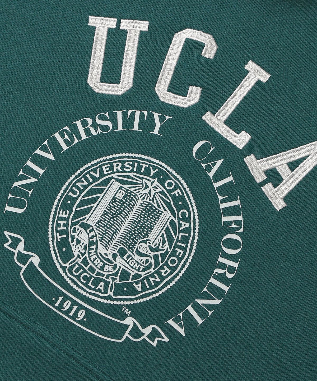 유씨엘에이(UCLA) 여성 UCLA 캠퍼스 시그니처 아치 로고 후드티[GREEN](UCRLTK2)
