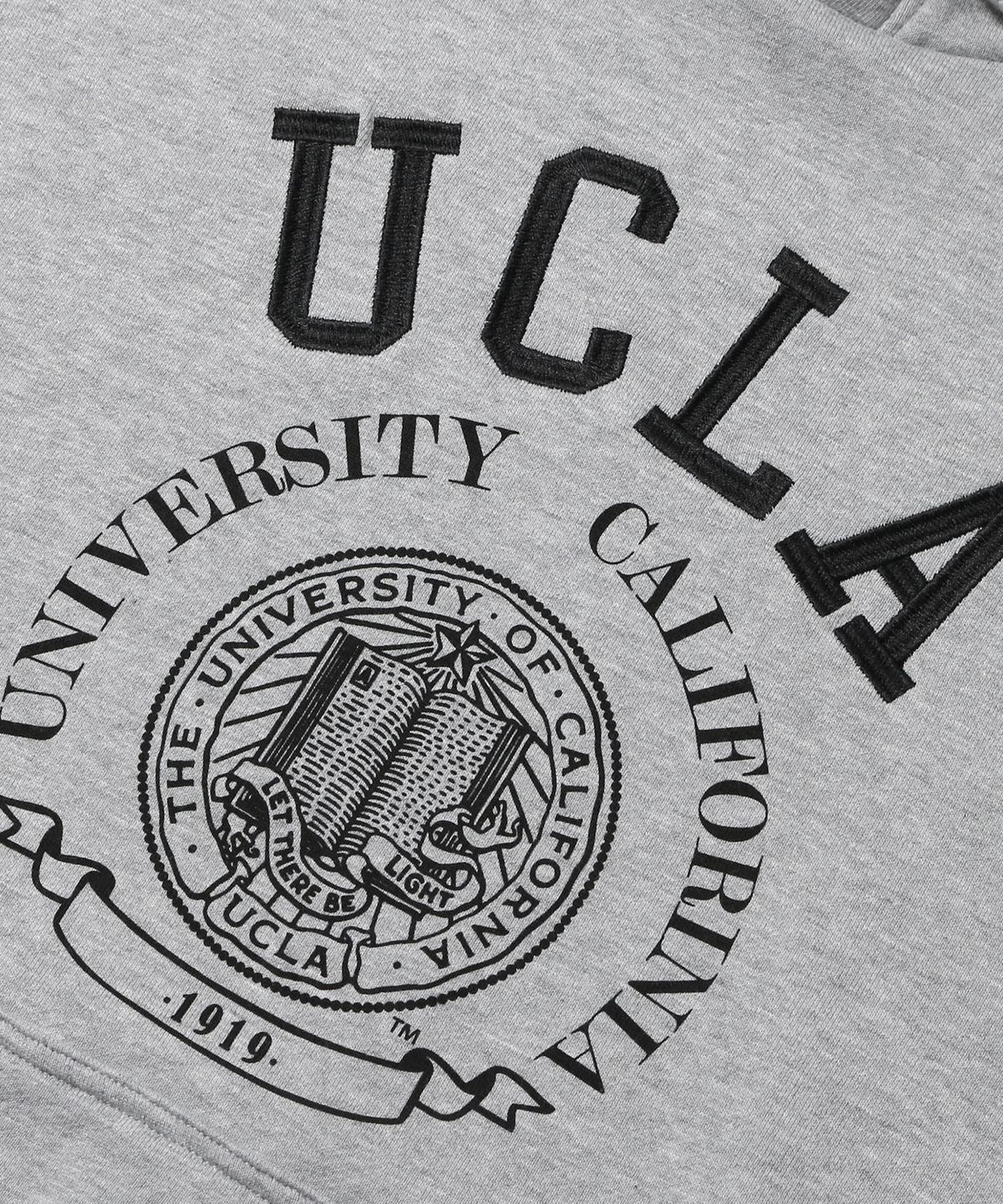 유씨엘에이(UCLA) 여성 UCLA 캠퍼스 시그니처 아치 로고 후드티[M-GREY](UCRLTK2)