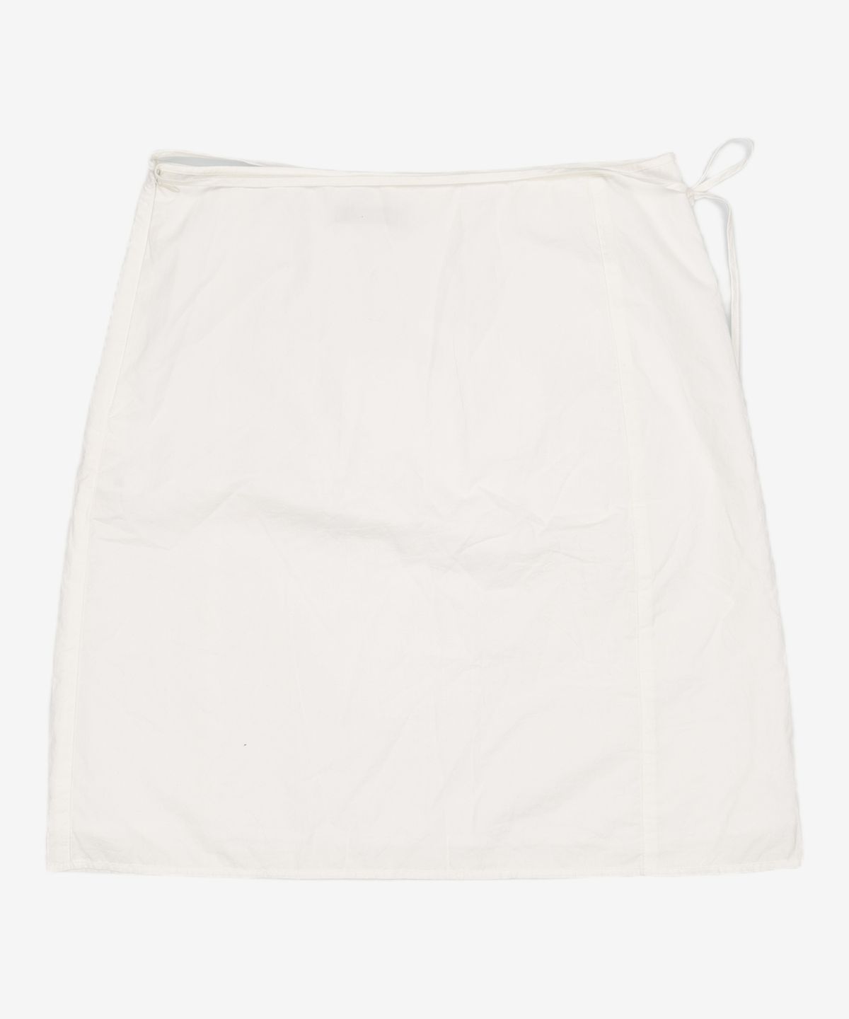 로우클래식(LOW CLASSIC) STRING MIDI SKIRT_OFF WHITE_LC242_SK03OW M