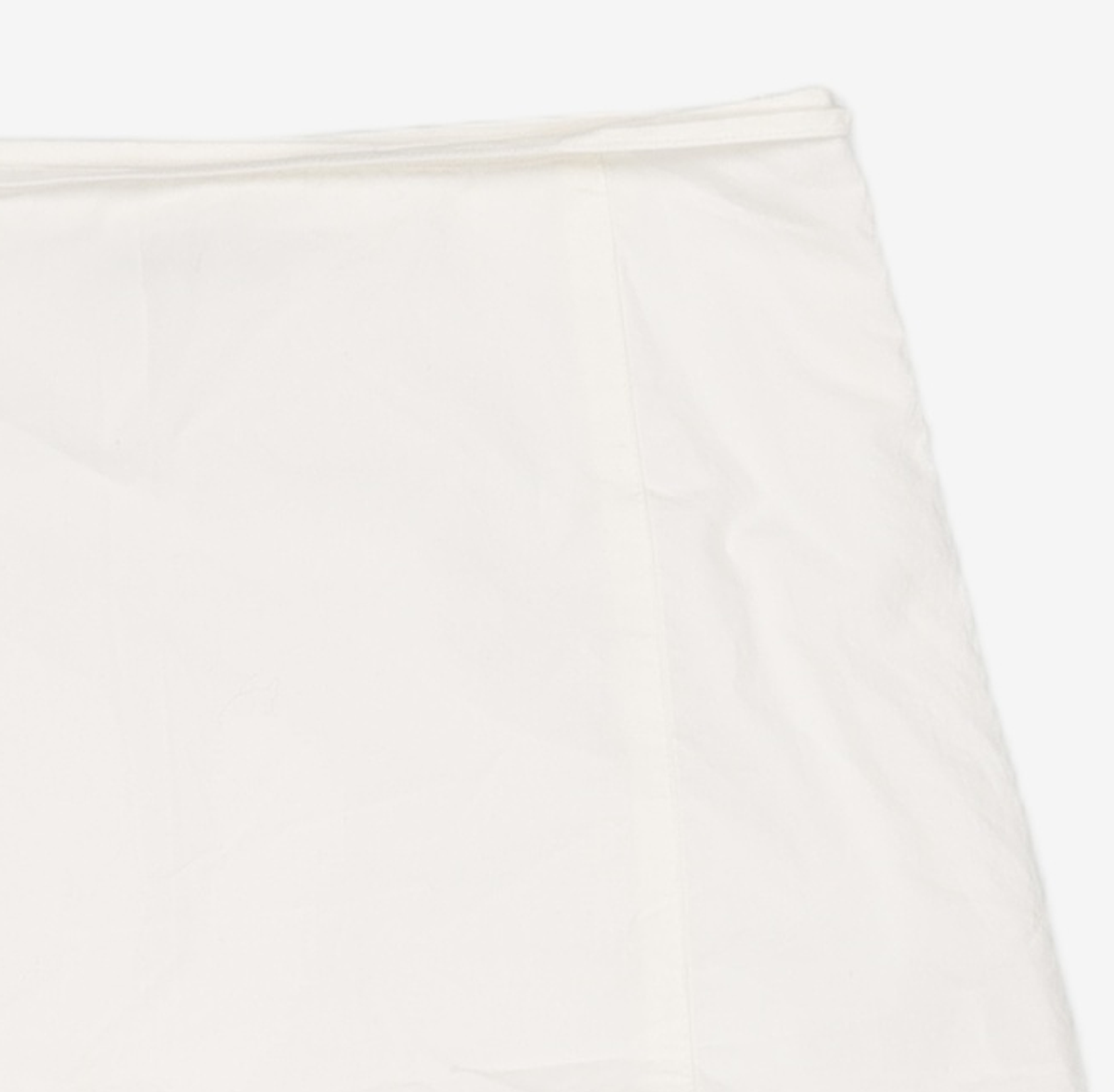 로우클래식(LOW CLASSIC) STRING MIDI SKIRT_OFF WHITE_LC242_SK03OW M