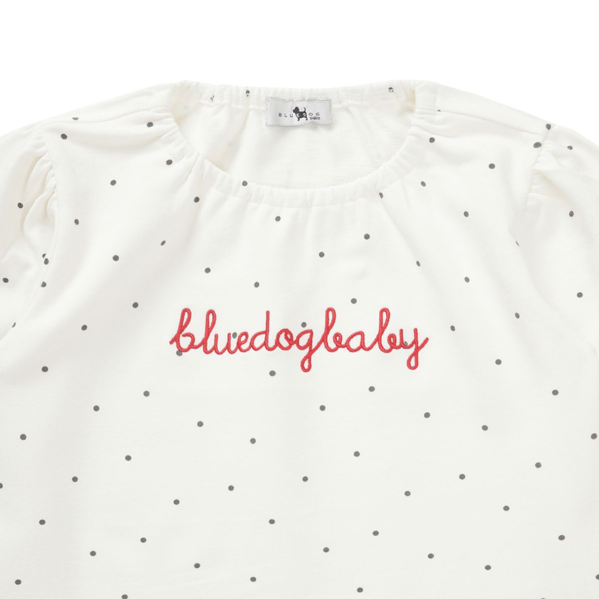 블루독 베이비(BLUEDOGBABY) DOT스카프SET밴딩티셔츠 (46A14-330-06)
