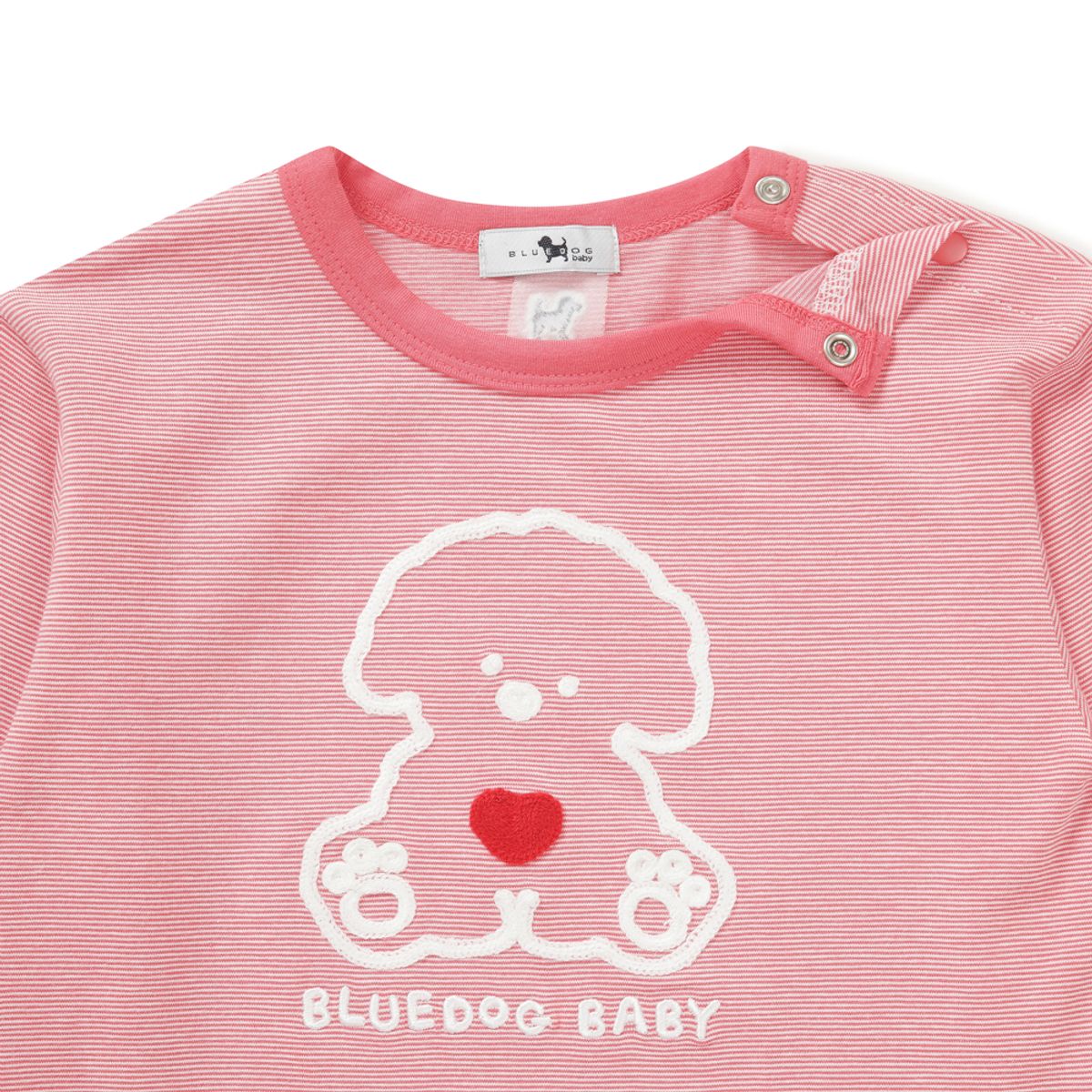 블루독 베이비(BLUEDOGBABY) 퍼피스트라이프 티셔츠 (46A14-330-03)