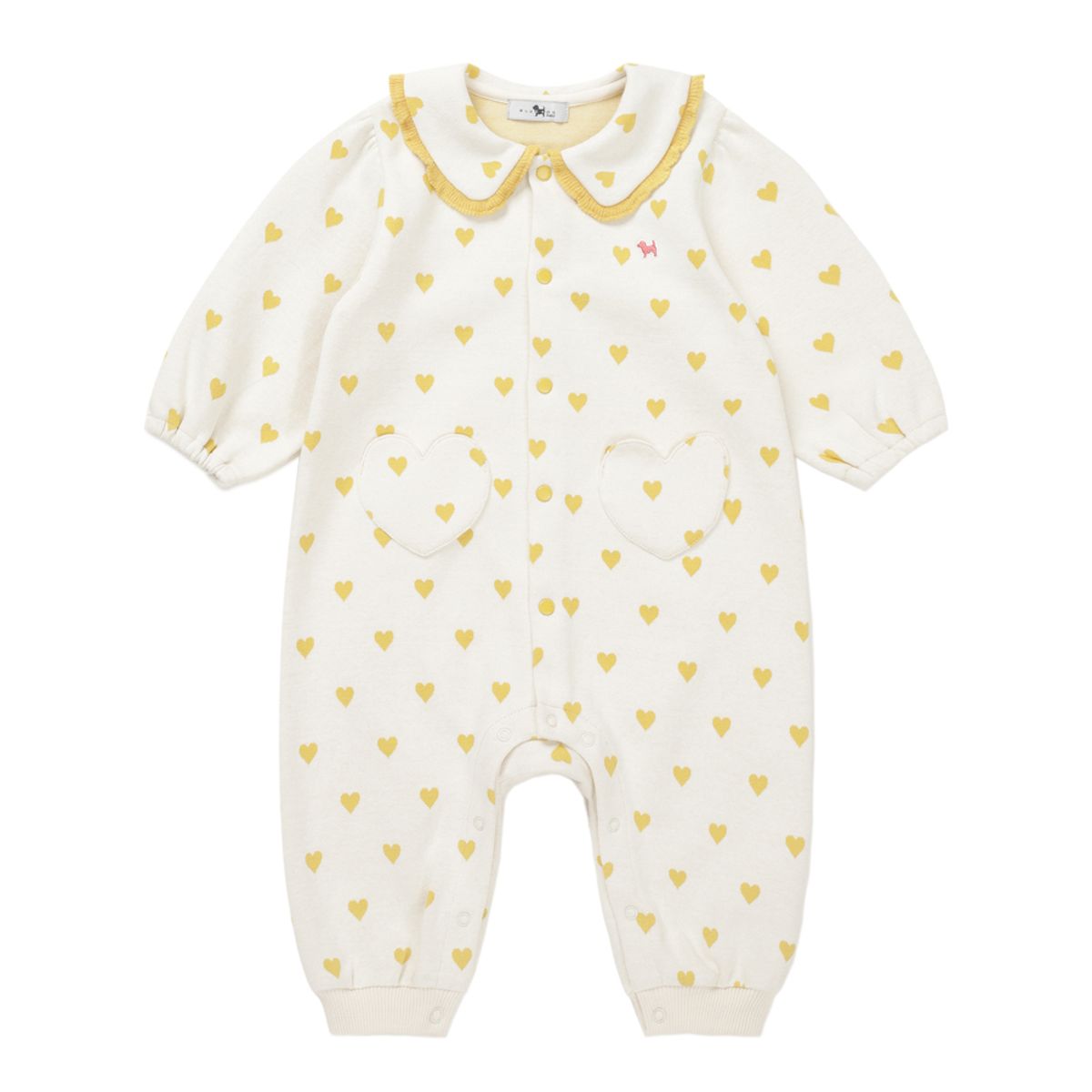 블루독 베이비(BLUEDOGBABY) 러블리하트 우주복 (46A13-600-07)