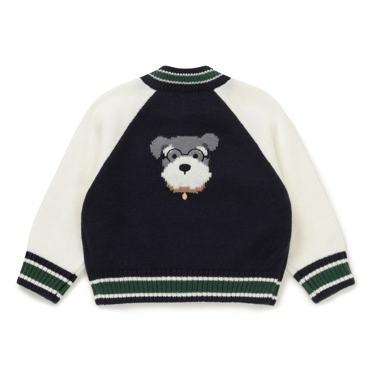 블루독 베이비(BLUEDOGBABY) B로고니트집업가디건 (46A19-200-03)