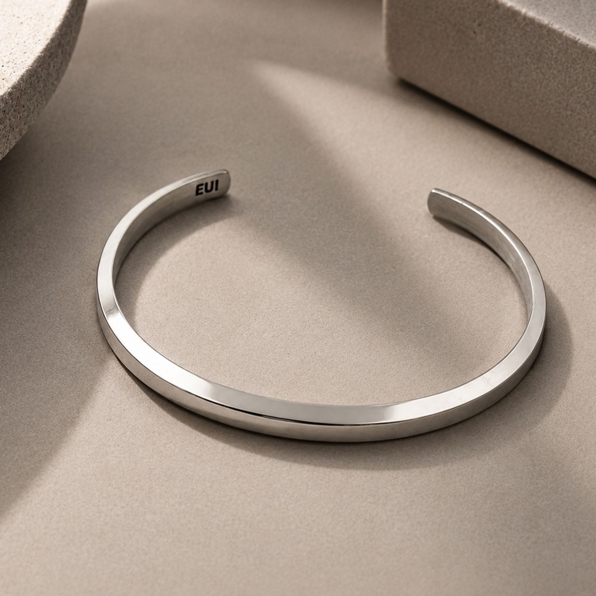 261이유아이(261EUI) 실버 뱅글 팔찌 EUI-JOB001S