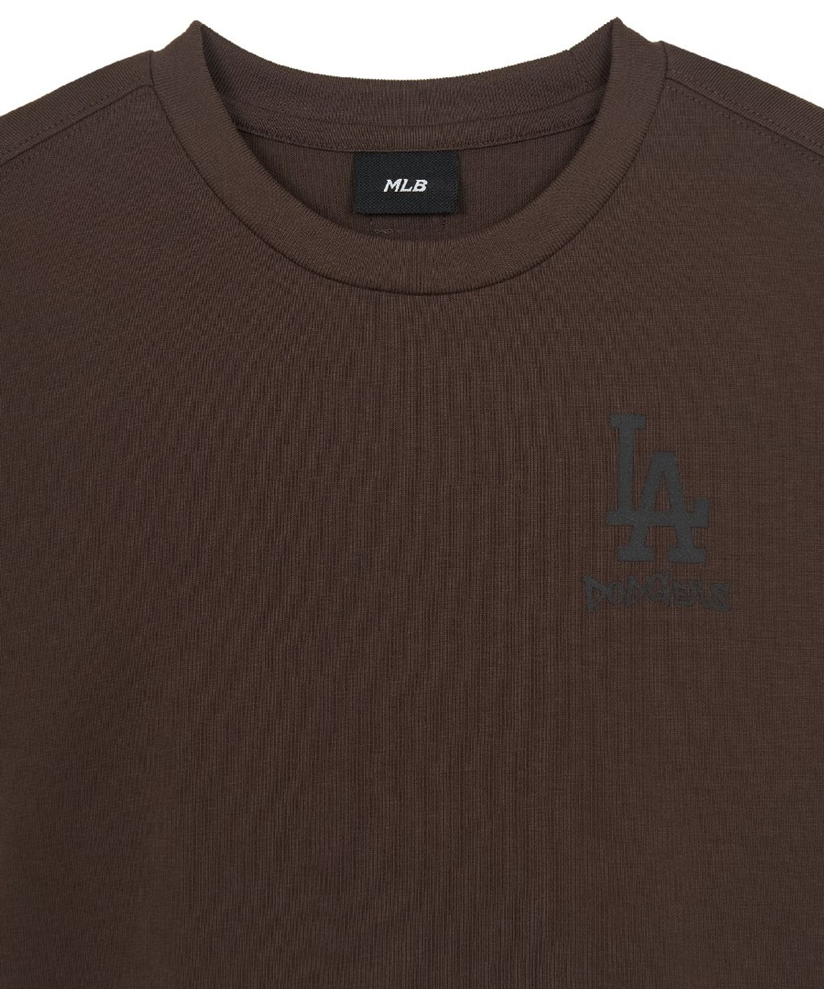 엠엘비 키즈(MLB KIDS) 스트릿 스트라이프 레이어드 티셔츠 LA (Brown)