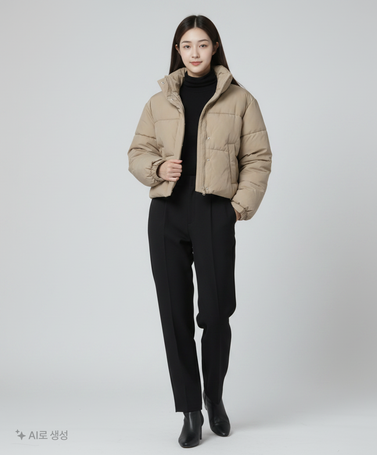 무신사 스탠다드(MUSINSA STANDARD) 숏 패딩/숏 헤비 아우터 S