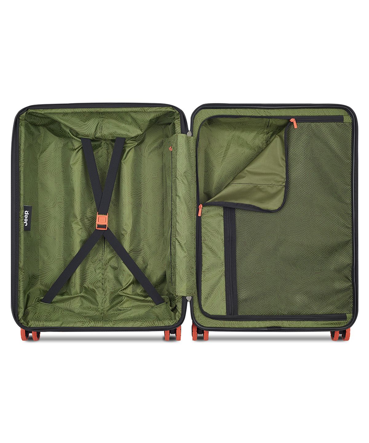 델시(DELSEY) JEEP 트레일 20인치 24인치  확장형 100% 폴리카보네이트 캐리어
