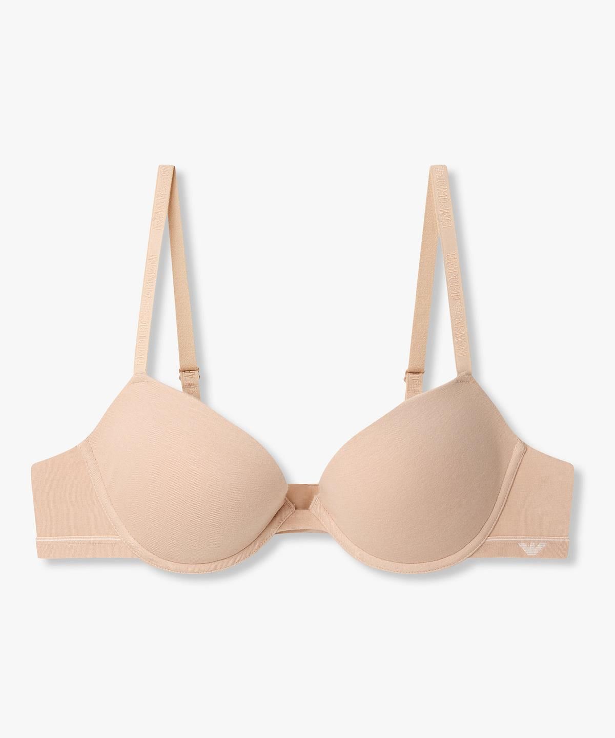 엠포리오 아르마니 언더웨어(EMPORIO ARMANI UNDERWEAR) 여성 이글 로고 푸쉬업 브라_내추럴 0826385522