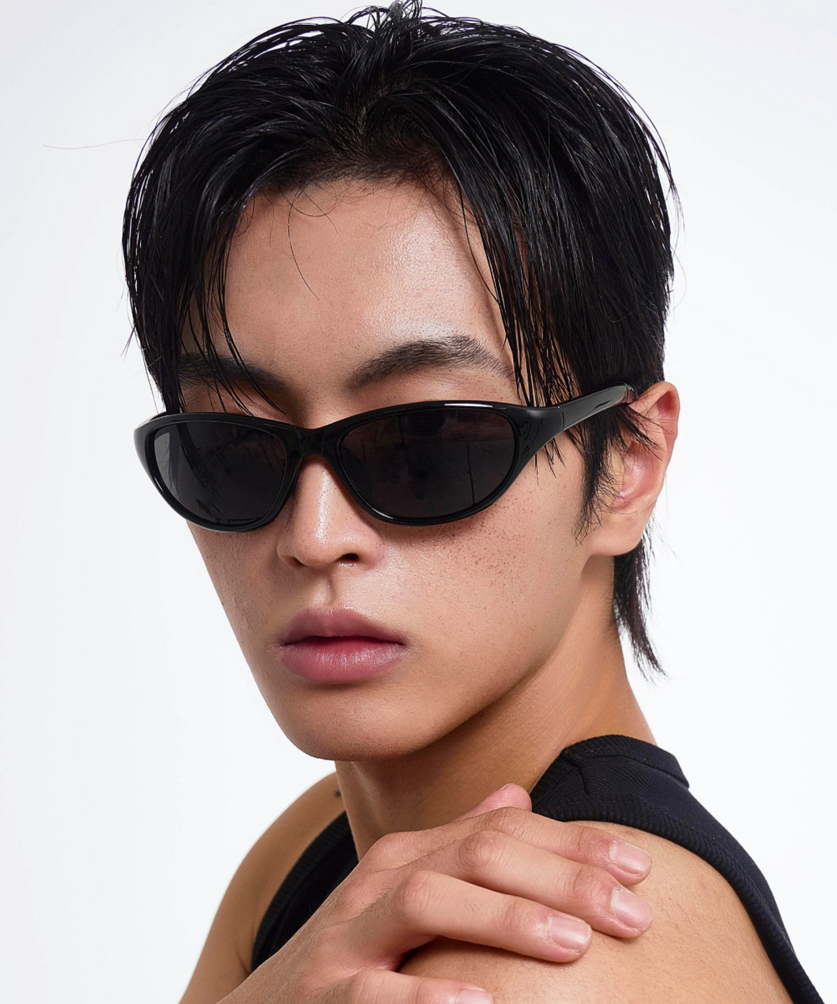 한글(HANGLE) 트라이 폴더블 선글라스 블랙