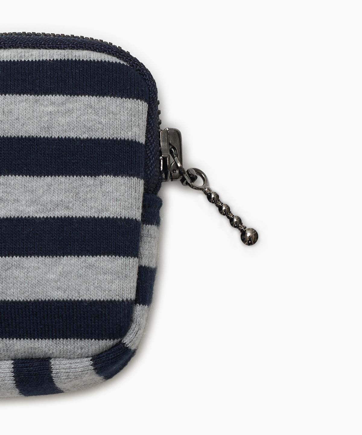 오헤시오(OHESHIO) BUTTON POINT COIN WALLET, NAVY STRIPE