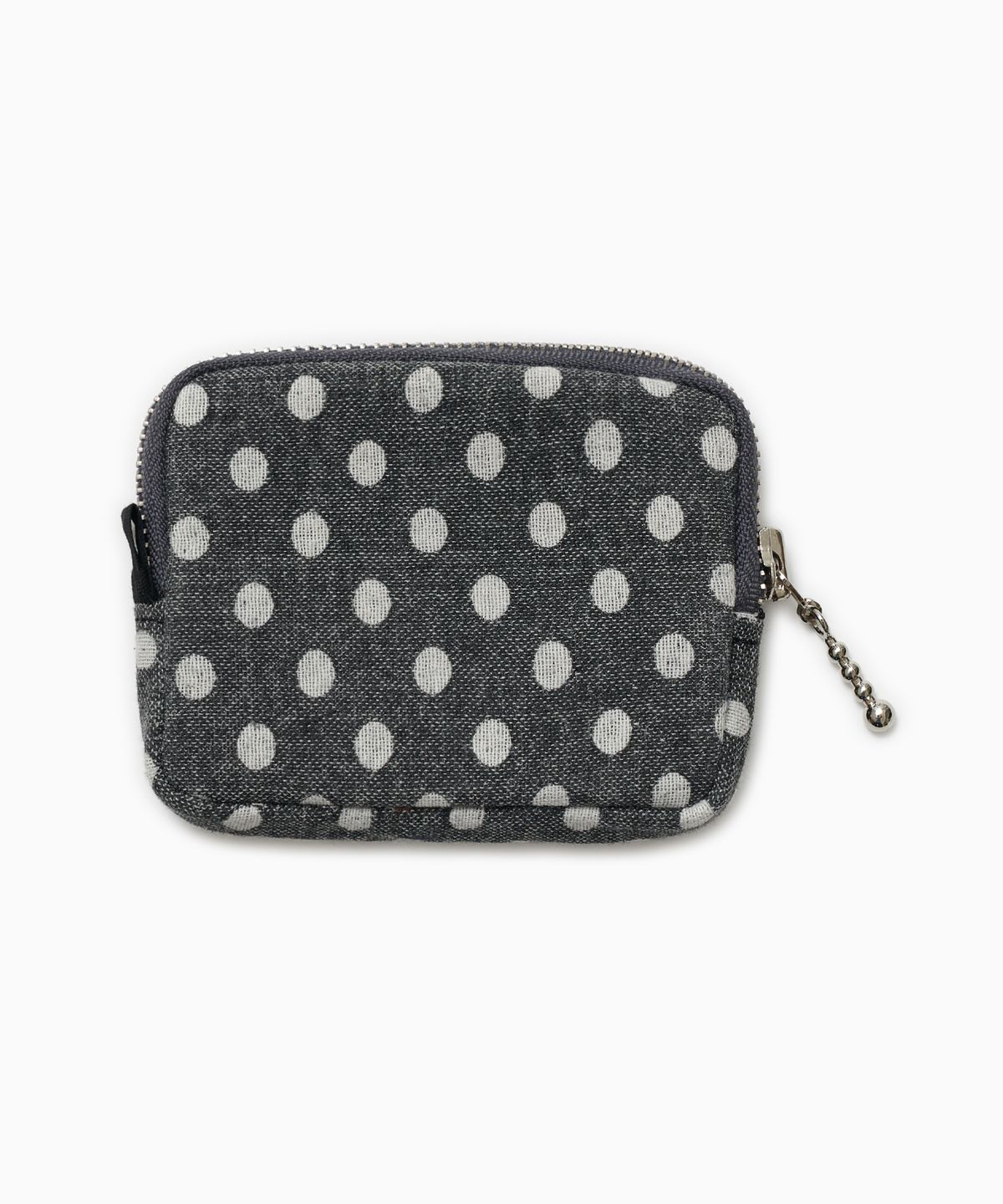 오헤시오(OHESHIO) BUTTON POINT COIN WALLET, CHARCOAL DOT
