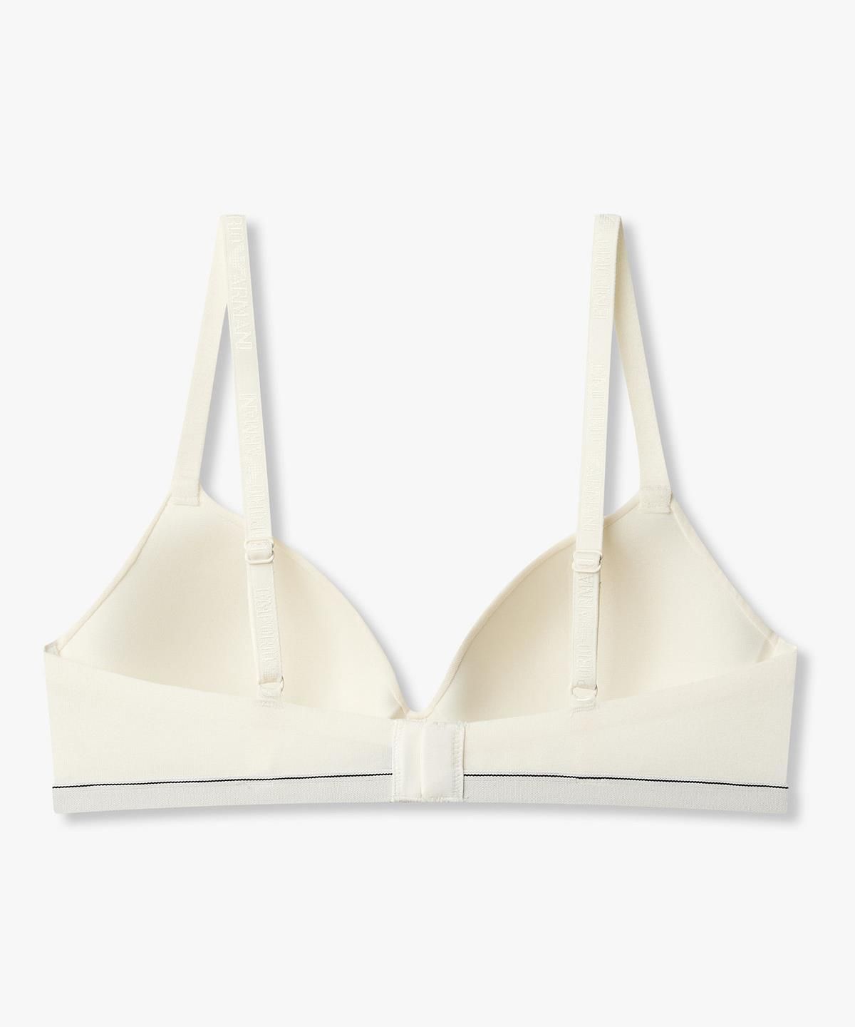 엠포리오 아르마니 언더웨어(EMPORIO ARMANI UNDERWEAR) 여성 이글 로고 밴딩 브라렛 브라_화이트 0826381520
