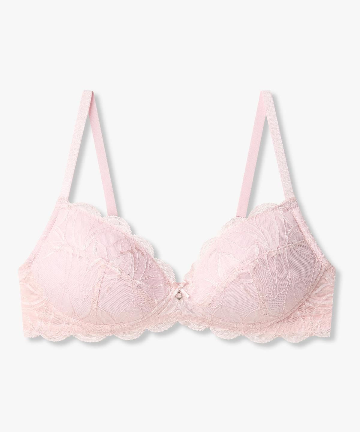 엠포리오 아르마니 언더웨어(EMPORIO ARMANI UNDERWEAR) 여성 레이스 패치 브라렛 브라_핑크 0826381516