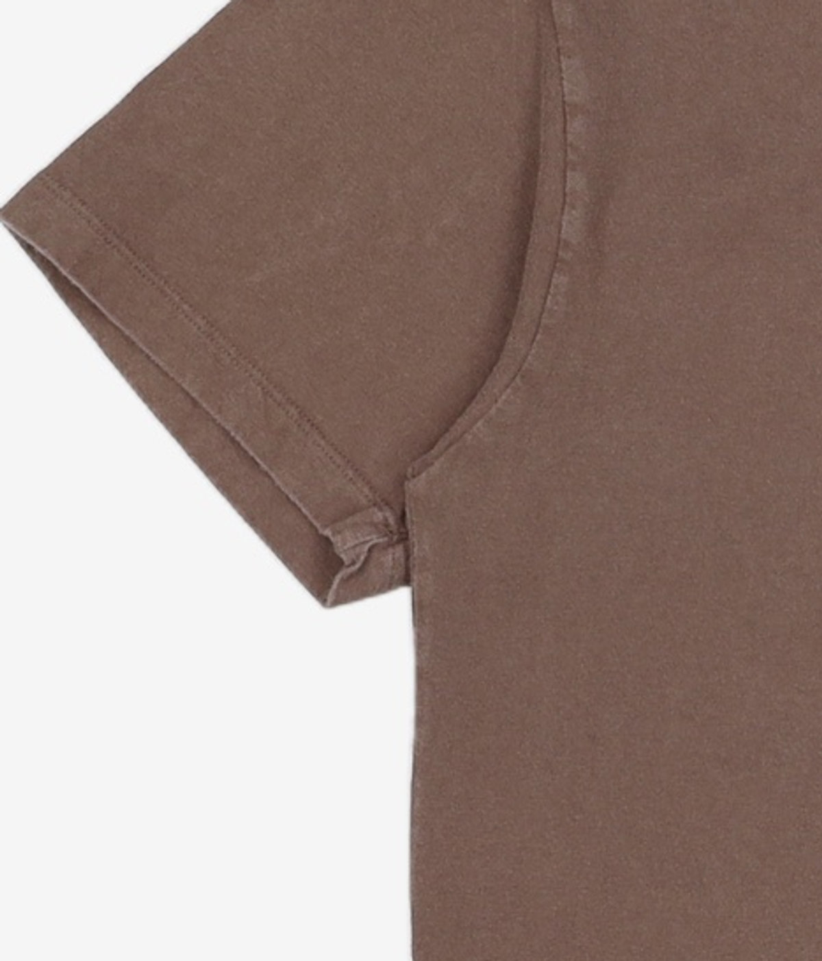 브라운브레스(BROWNBREATH) TAG TEE - DARK BROWN S