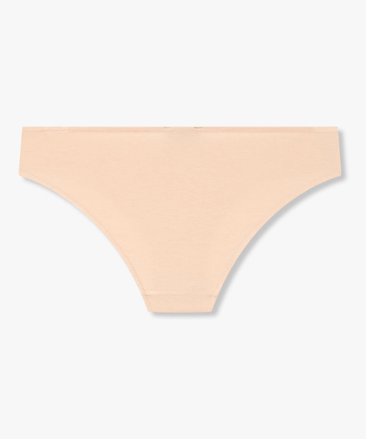 엠포리오 아르마니 언더웨어(EMPORIO ARMANI UNDERWEAR) 여성 핫픽스 로고 레이온 저지 브리프_내추럴 0826311503