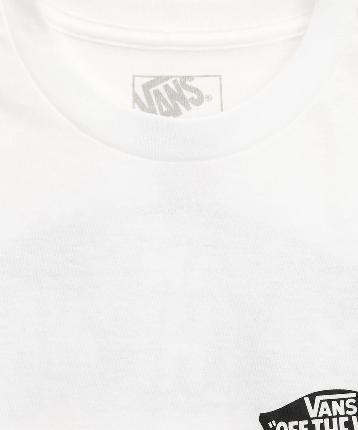 반스 키즈(VANS KIDS) 보이 더블 스탠다드 반소매 티셔츠 키즈 - 화이트 / VN000T30WHT1