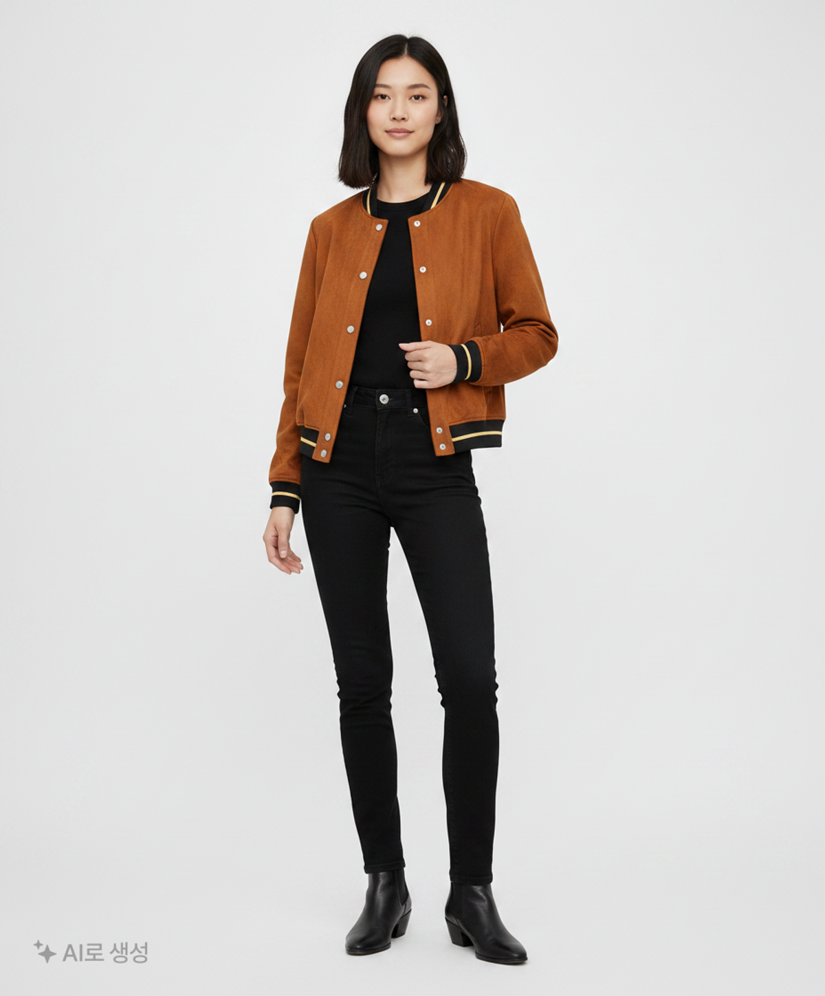 자라 베이직(ZARA BASIC) 스타디움 재킷 S
