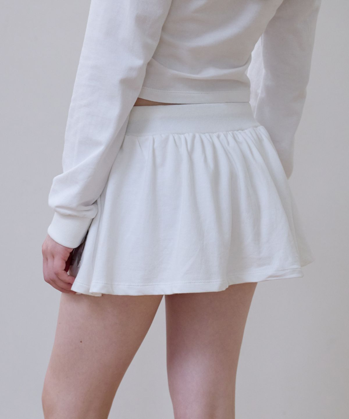 로제프란츠(ROSEFRANTZ) Patchwork Mini Skirt [Ivory]