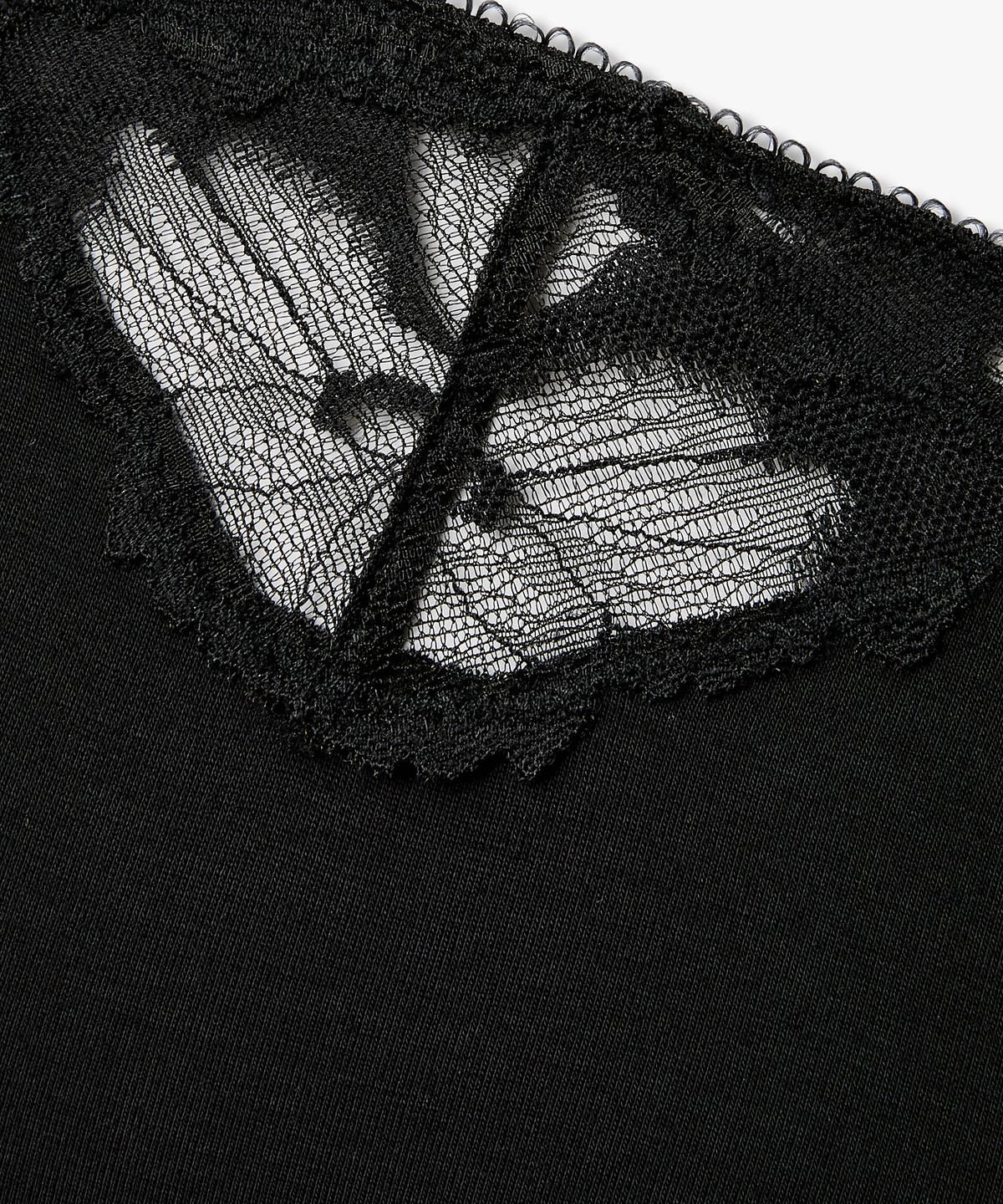 엠포리오 아르마니 언더웨어(EMPORIO ARMANI UNDERWEAR) 여성 플로럴 레이스 브리프_블랙 0826311530