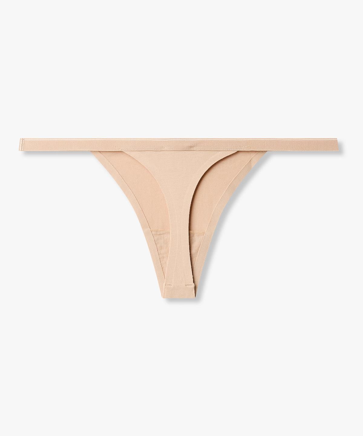 엠포리오 아르마니 언더웨어(EMPORIO ARMANI UNDERWEAR) 여성 이글 로고 밴딩 티팬티_내추럴 0826310518