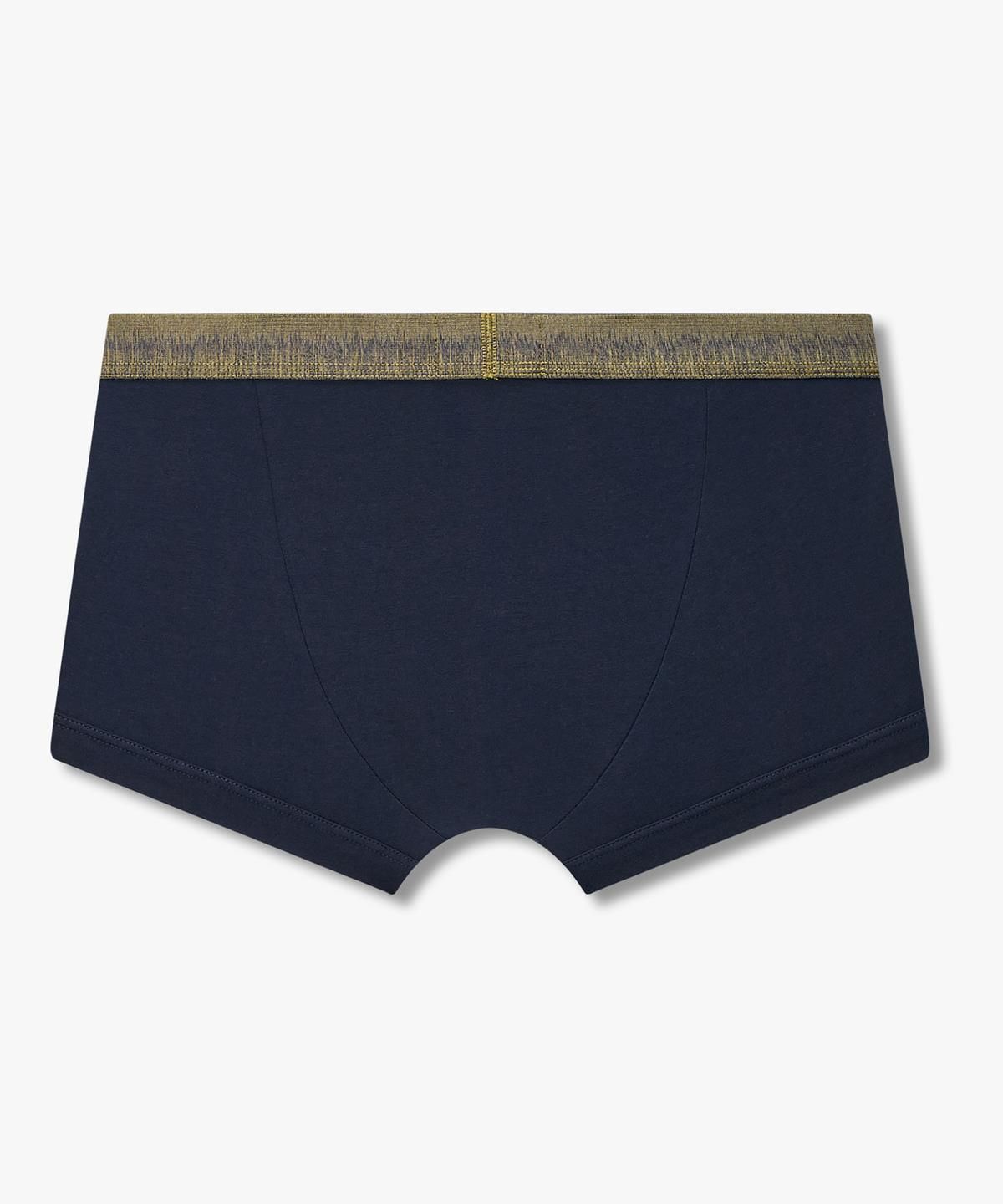 엠포리오 아르마니 언더웨어(EMPORIO ARMANI UNDERWEAR) 남성 글로시 밴딩 로고 드로즈_다크블루 0816312032