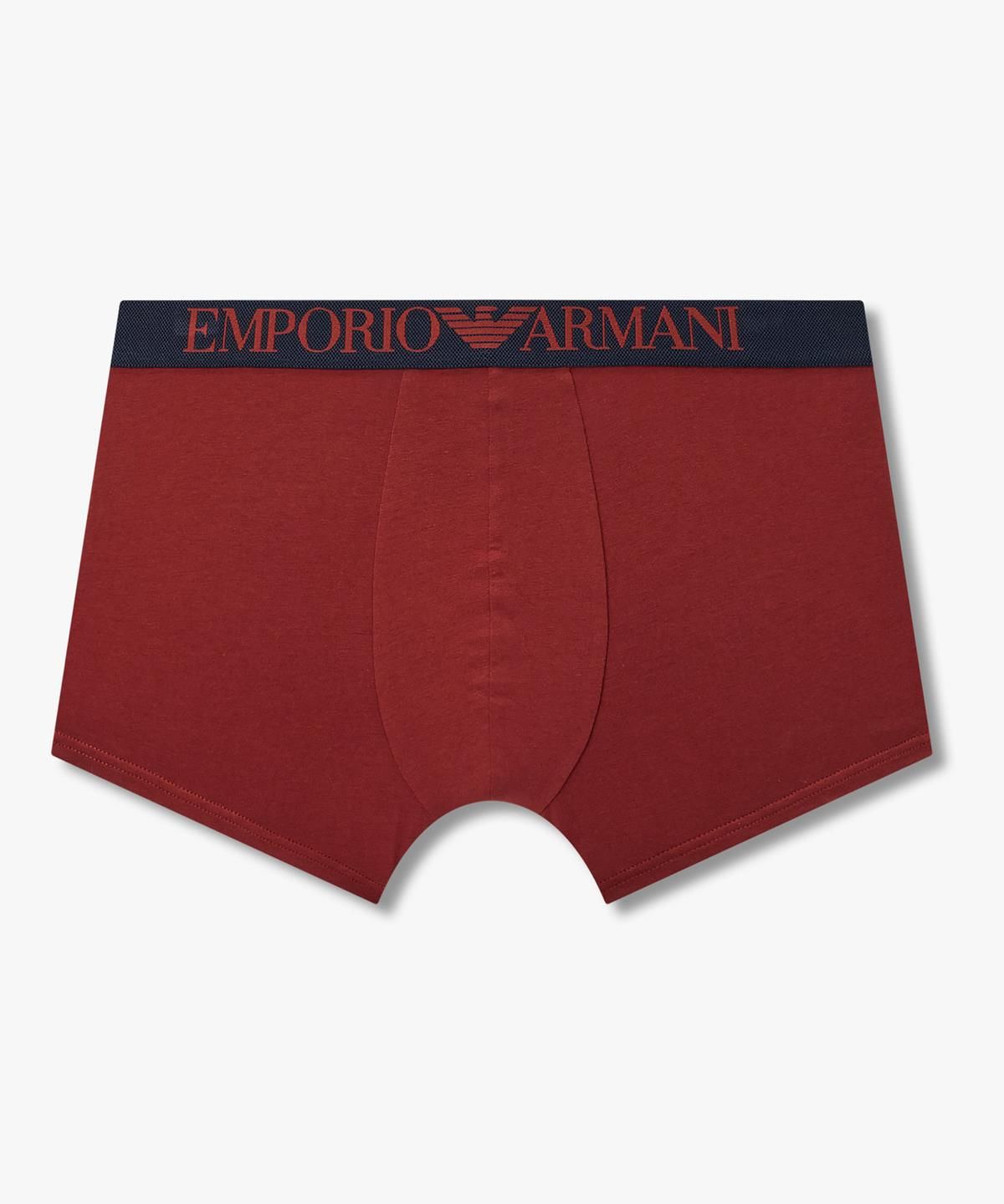 엠포리오 아르마니 언더웨어(EMPORIO ARMANI UNDERWEAR) 남성 배색 트림 로고 밴딩 드로즈_브릭 0816312006