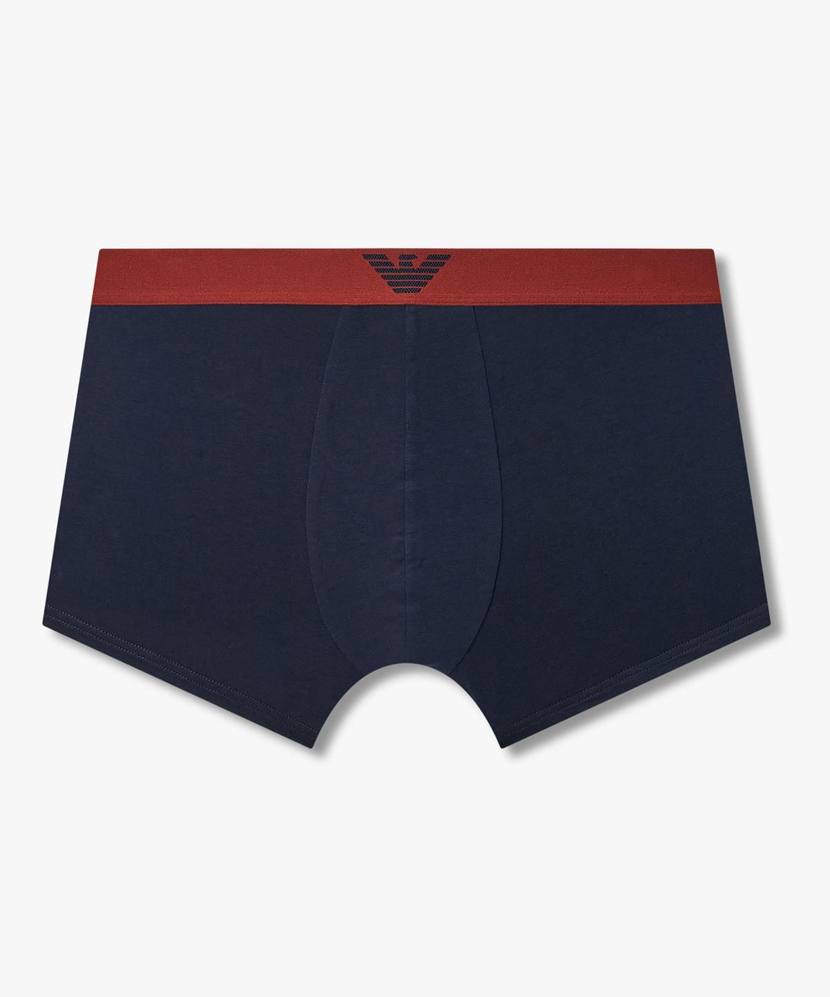 엠포리오 아르마니 언더웨어(EMPORIO ARMANI UNDERWEAR) 남성 센터 이글 로고 디테일 드로즈_네이비 0816312005