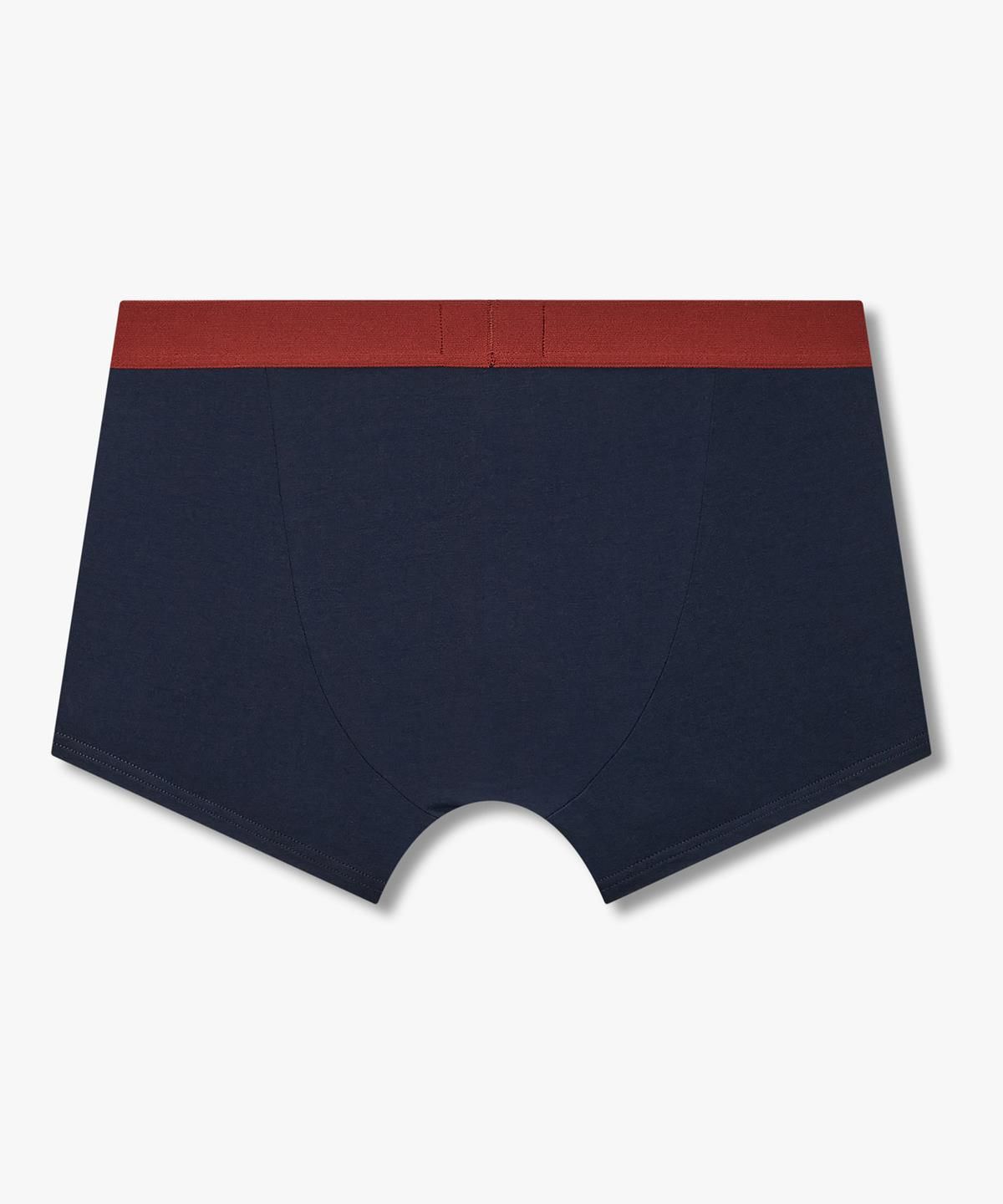 엠포리오 아르마니 언더웨어(EMPORIO ARMANI UNDERWEAR) 남성 센터 이글 로고 디테일 드로즈_네이비 0816312005