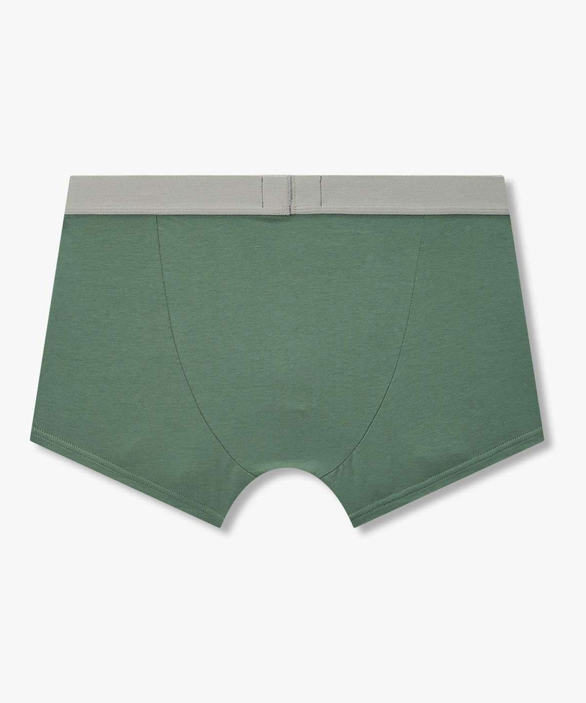 엠포리오 아르마니 언더웨어(EMPORIO ARMANI UNDERWEAR) 남성 센터 이글 로고 디테일 드로즈_그린 0816312003