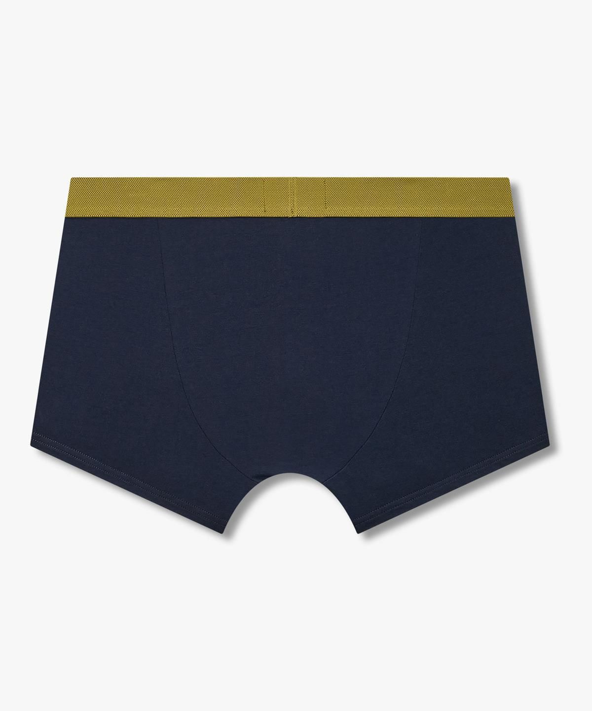 엠포리오 아르마니 언더웨어(EMPORIO ARMANI UNDERWEAR) 남성 배색 트림 로고 밴딩 드로즈_네이비 0816312001