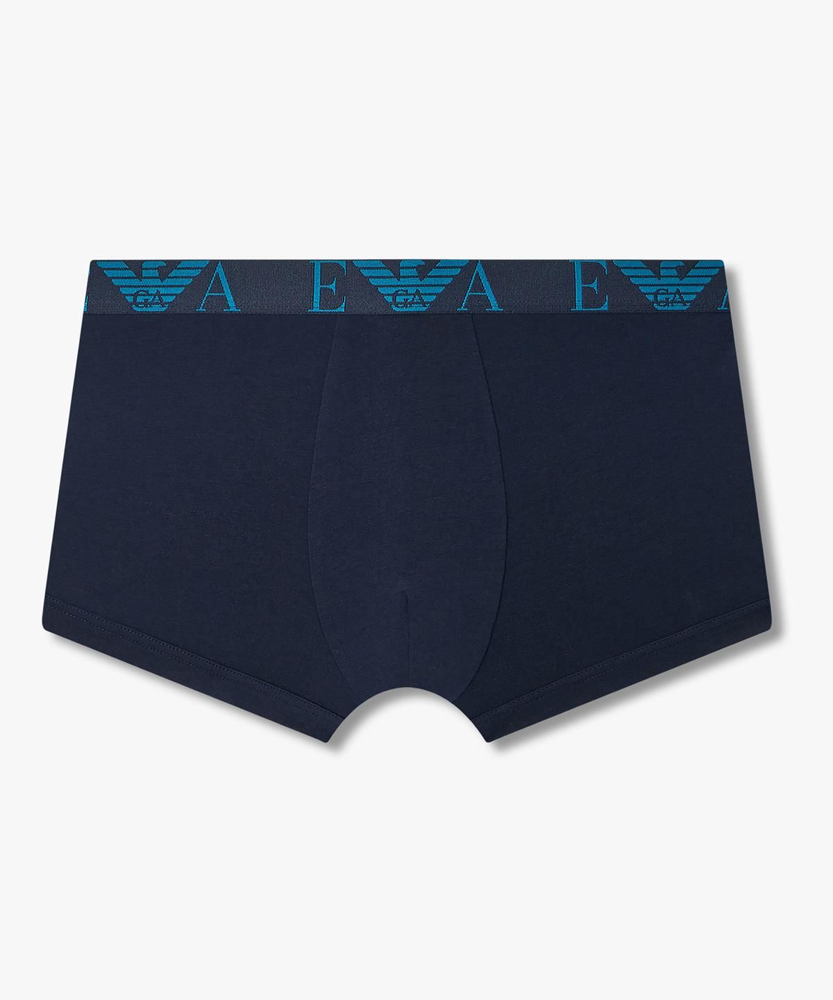 엠포리오 아르마니 언더웨어(EMPORIO ARMANI UNDERWEAR) 남성 콤비네이션 로고 드로즈 3PACK_네이비 08M6363007