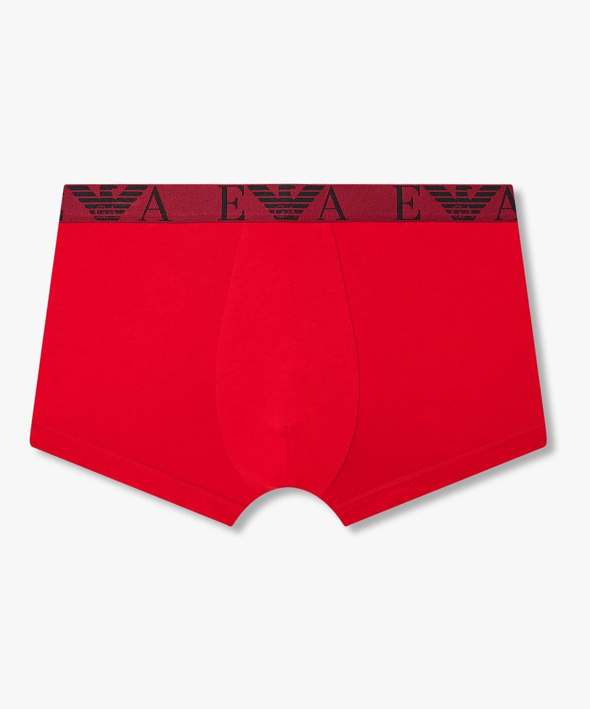 엠포리오 아르마니 언더웨어(EMPORIO ARMANI UNDERWEAR) 남성 웨이스트 로고 밴딩 드로즈_레드 08M6312007