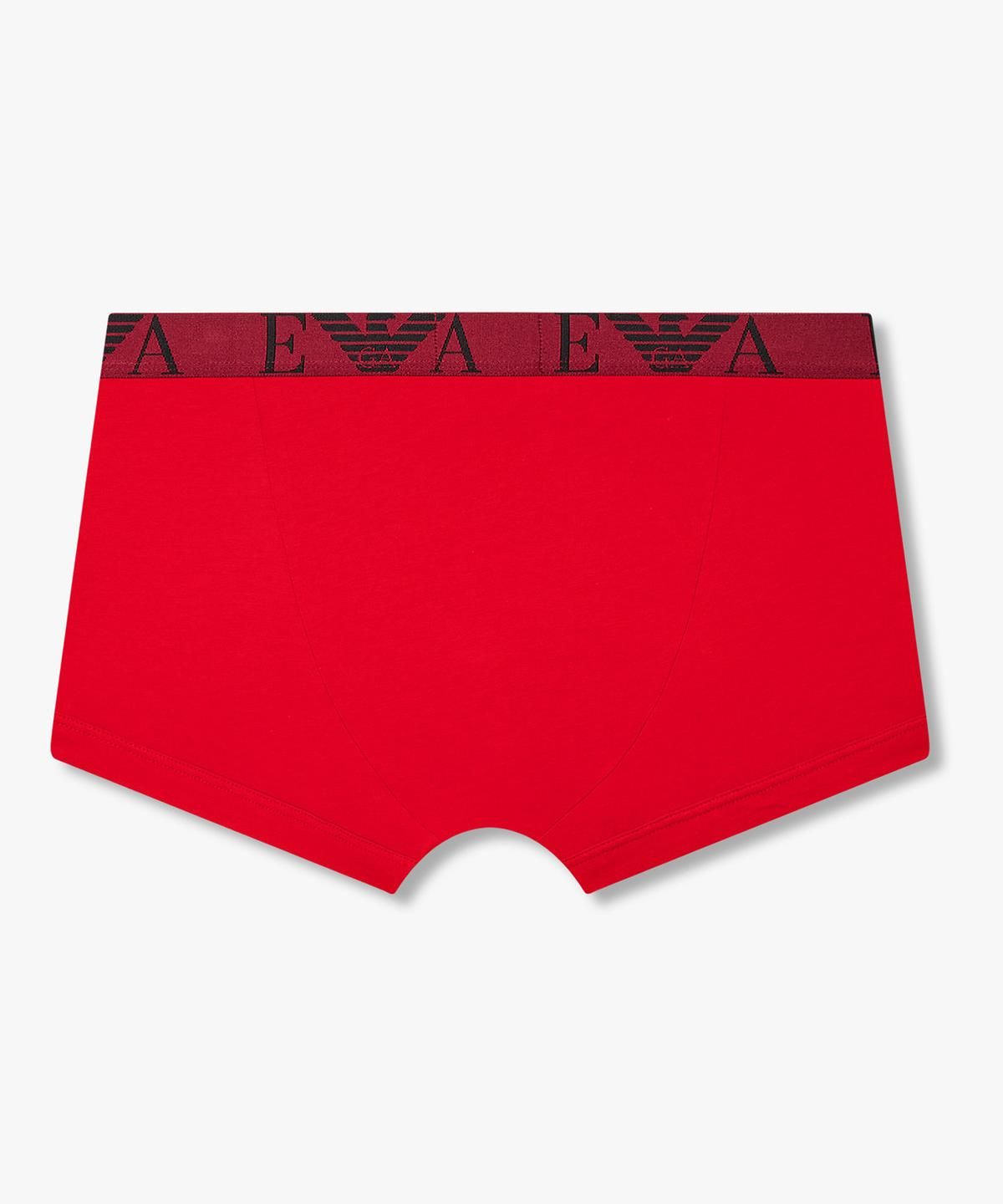 엠포리오 아르마니 언더웨어(EMPORIO ARMANI UNDERWEAR) 남성 웨이스트 로고 밴딩 드로즈_레드 08M6312007