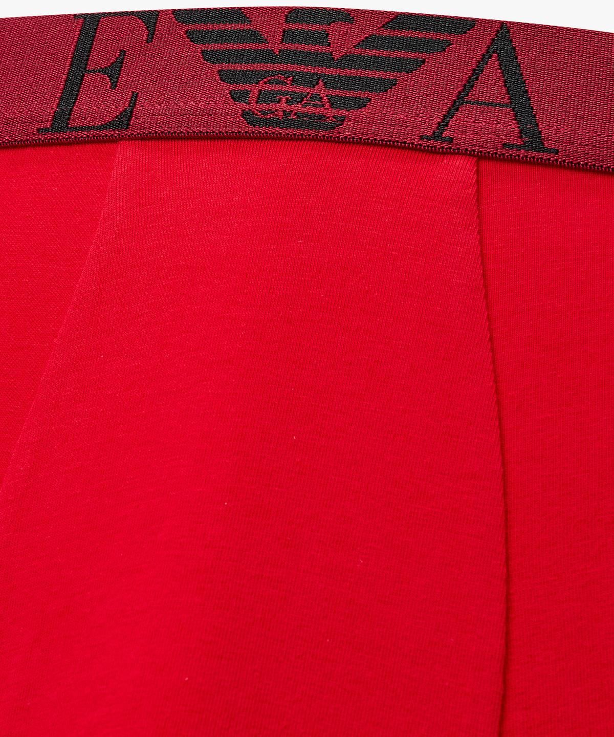 엠포리오 아르마니 언더웨어(EMPORIO ARMANI UNDERWEAR) 남성 웨이스트 로고 밴딩 드로즈_레드 08M6312007