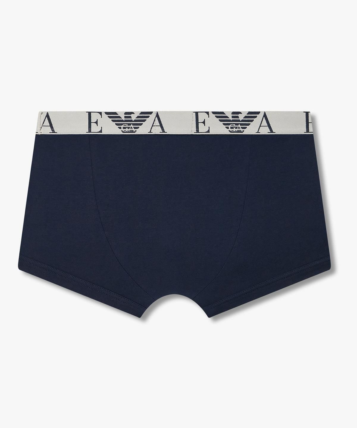엠포리오 아르마니 언더웨어(EMPORIO ARMANI UNDERWEAR) 남성 웨이스트 로고 밴딩 드로즈_네이비 08M6312006