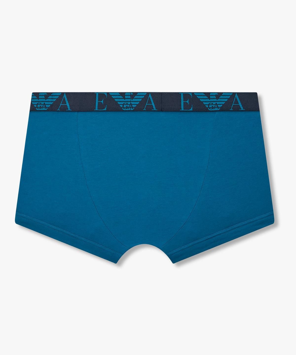 엠포리오 아르마니 언더웨어(EMPORIO ARMANI UNDERWEAR) 남성 웨이스트 로고 밴딩 드로즈_블루 08M6312004