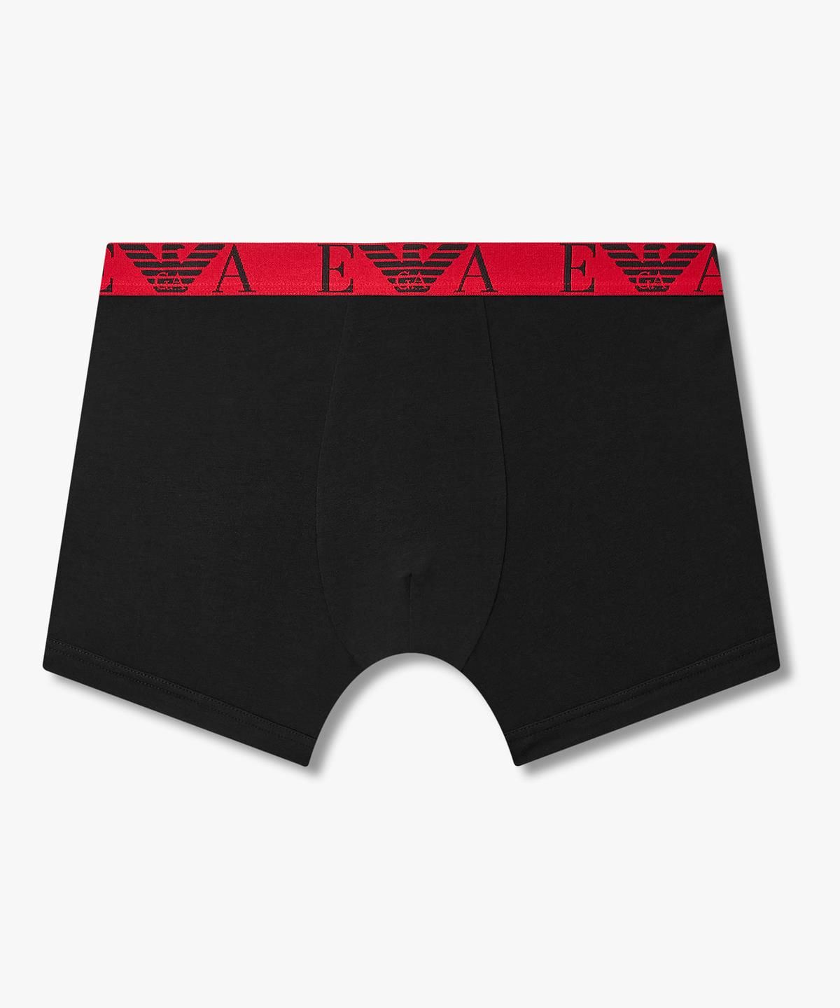 엠포리오 아르마니 언더웨어(EMPORIO ARMANI UNDERWEAR) 남성 투톤 자카드 로고 드로즈_블랙 0816312023