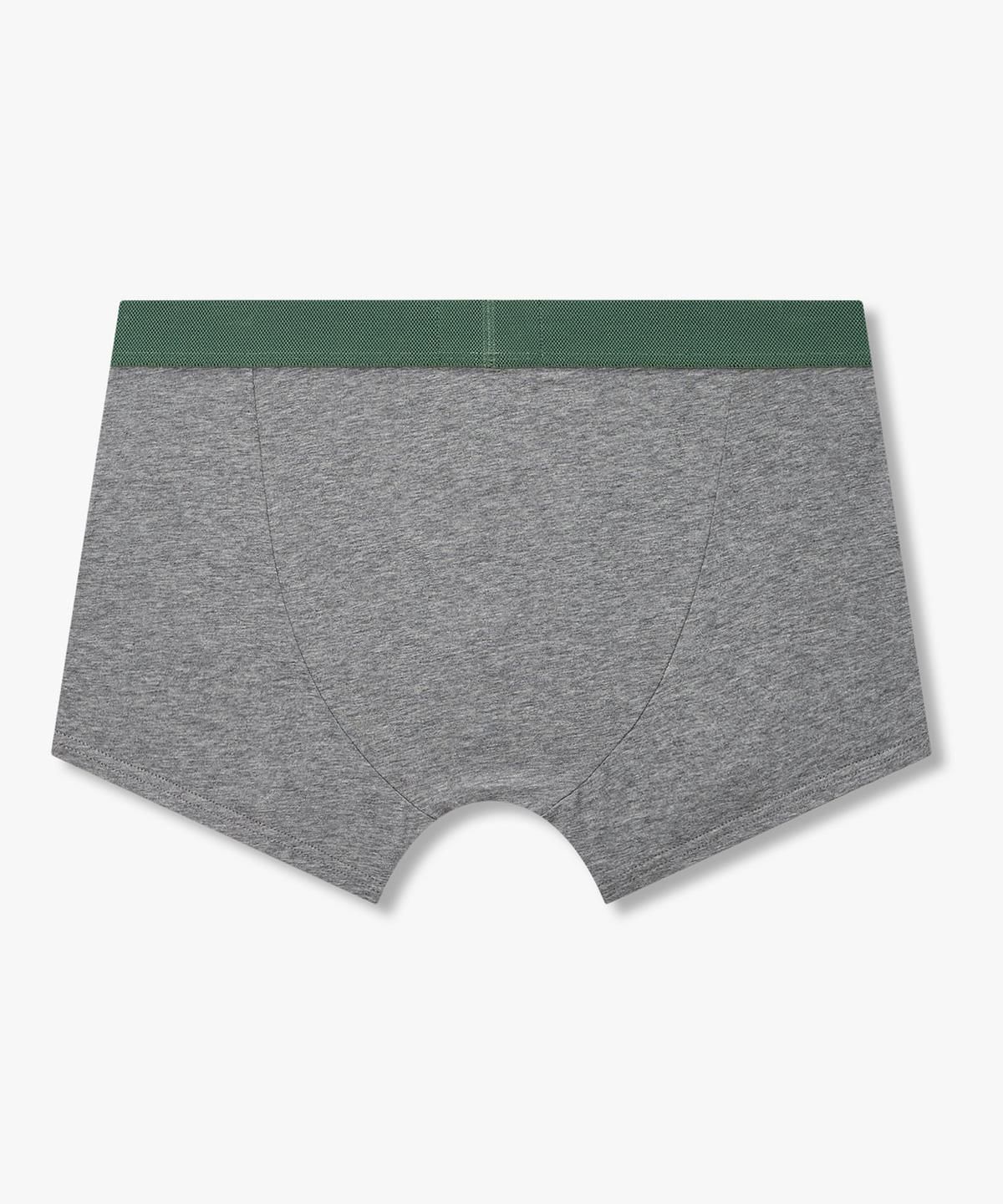 엠포리오 아르마니 언더웨어(EMPORIO ARMANI UNDERWEAR) 남성 배색 트림 로고 밴딩 드로즈_그레이 0816312004