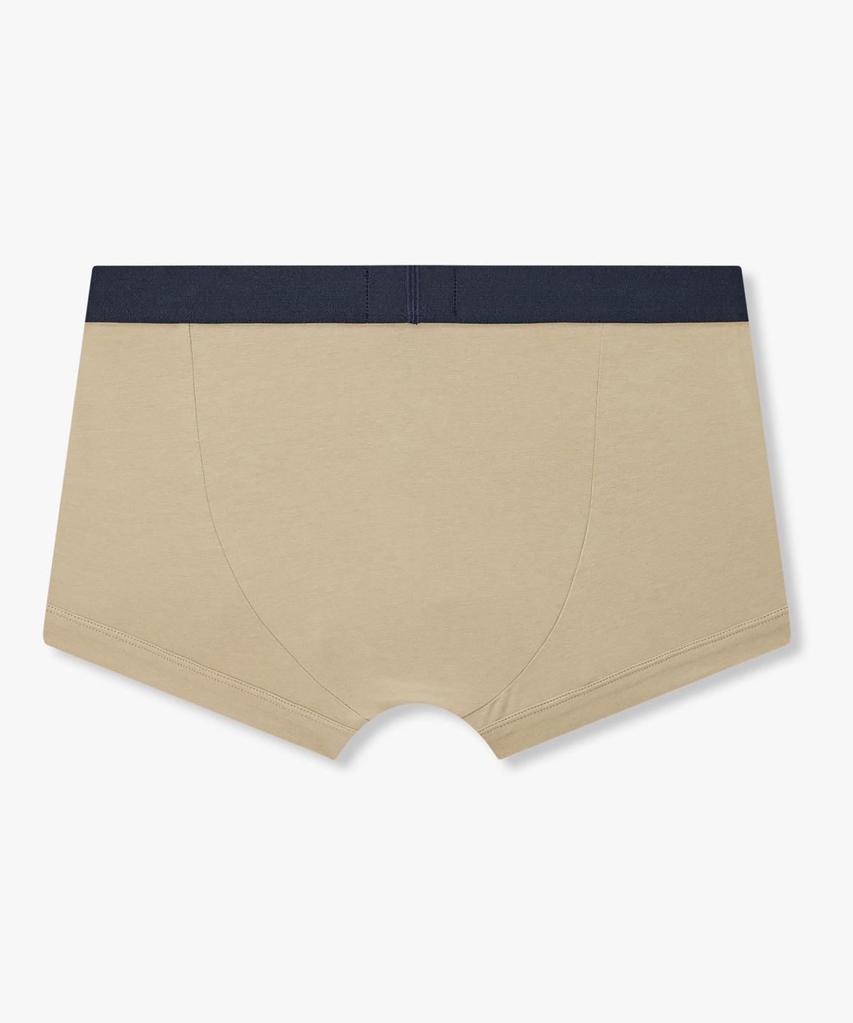 엠포리오 아르마니 언더웨어(EMPORIO ARMANI UNDERWEAR) 남성 배색 이글 로고 패치 드로즈_베이지 08M6312030
