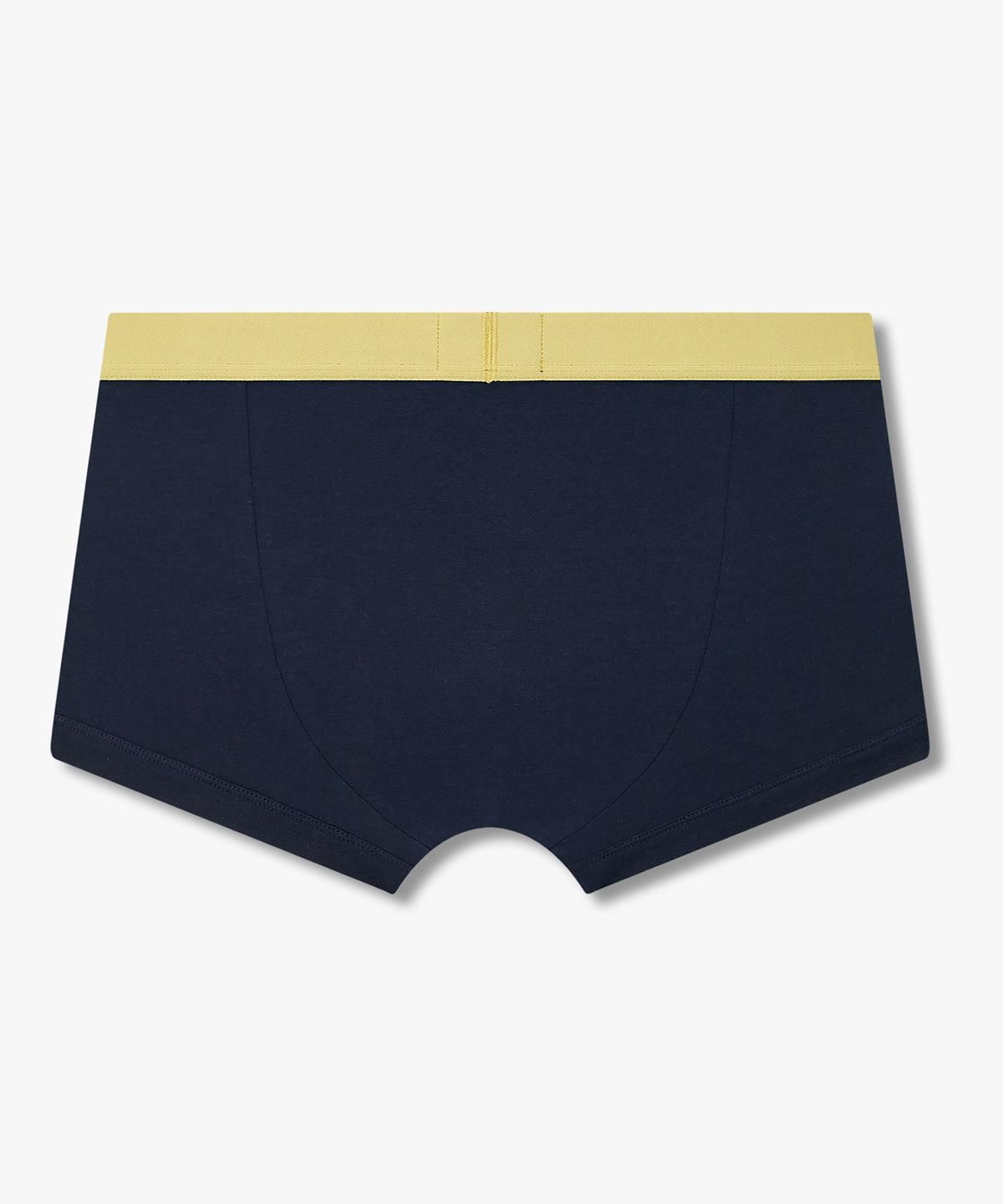 엠포리오 아르마니 언더웨어(EMPORIO ARMANI UNDERWEAR) 남성 배색 이글 로고 패치 드로즈_블루 08M6312027