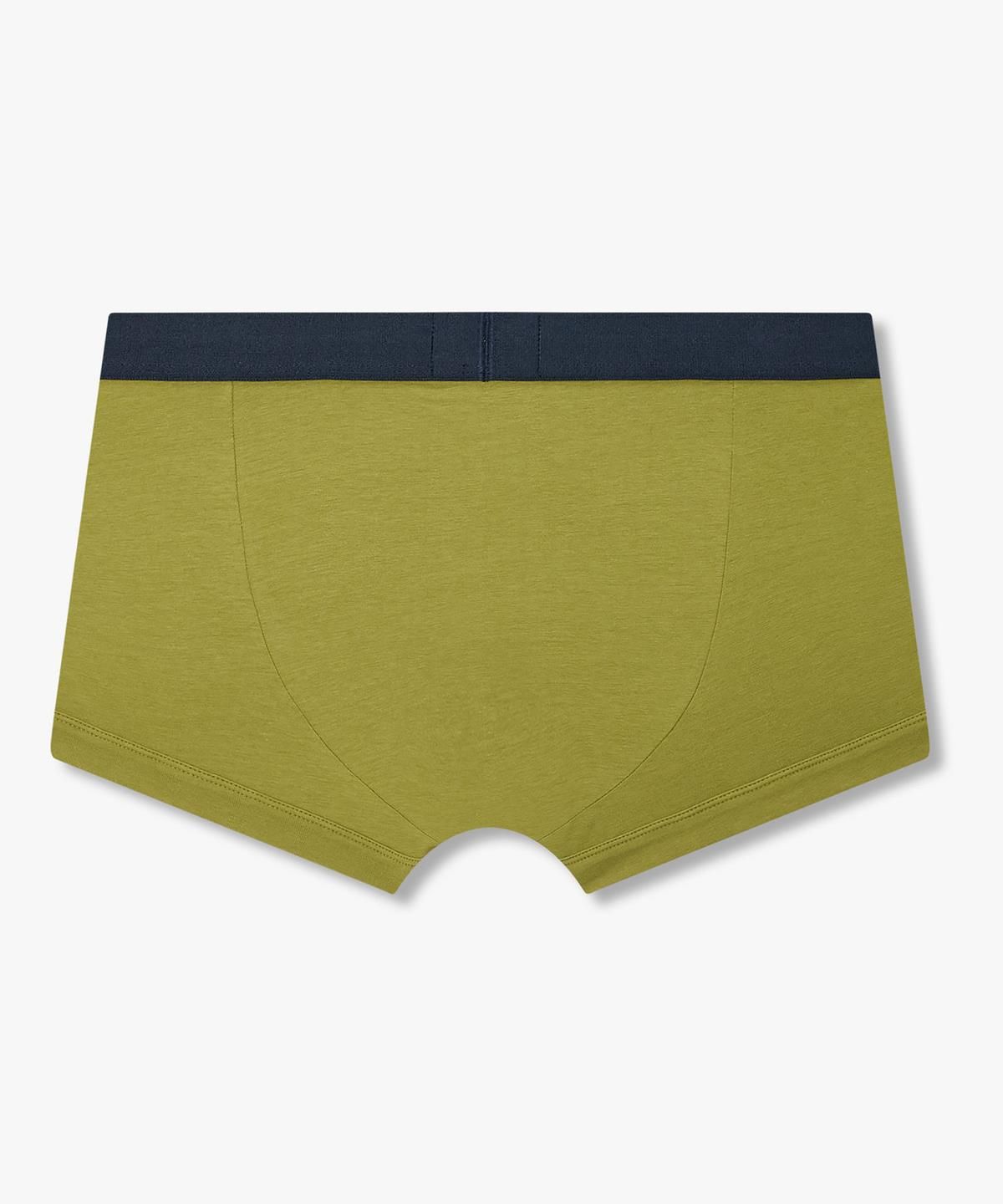 엠포리오 아르마니 언더웨어(EMPORIO ARMANI UNDERWEAR) 남성 배색 이글 로고 패치 드로즈_올리브 08M6312025