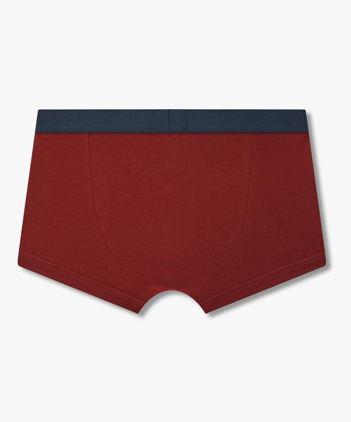 엠포리오 아르마니 언더웨어(EMPORIO ARMANI UNDERWEAR) 남성 배색 이글 로고 패치 드로즈_레드 08M6312024