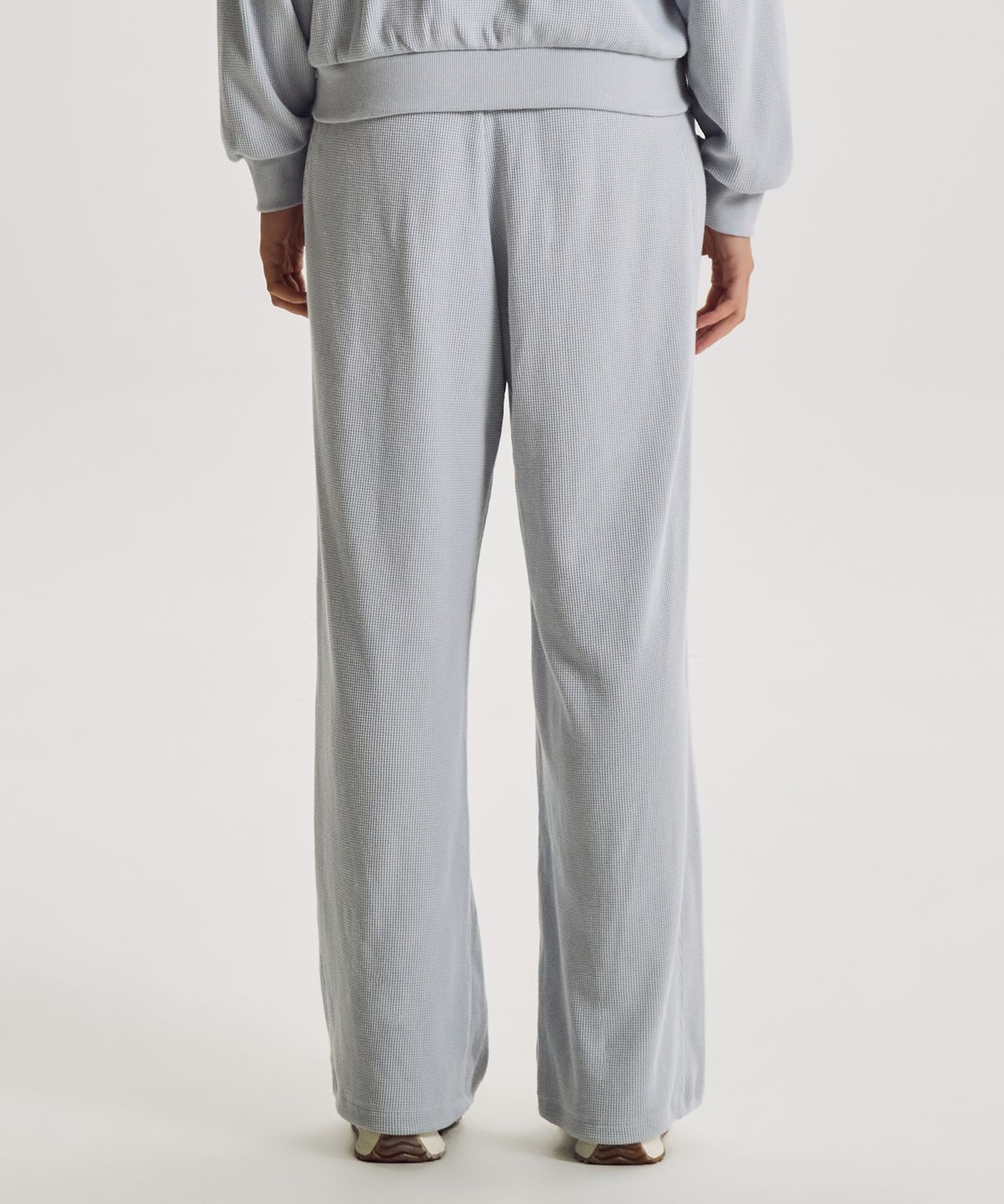 뉴발란스(NEW BALANCE) NBMLG3W812 / WOMEN AIRY 와플 와이드팬츠 (L/BLUE)