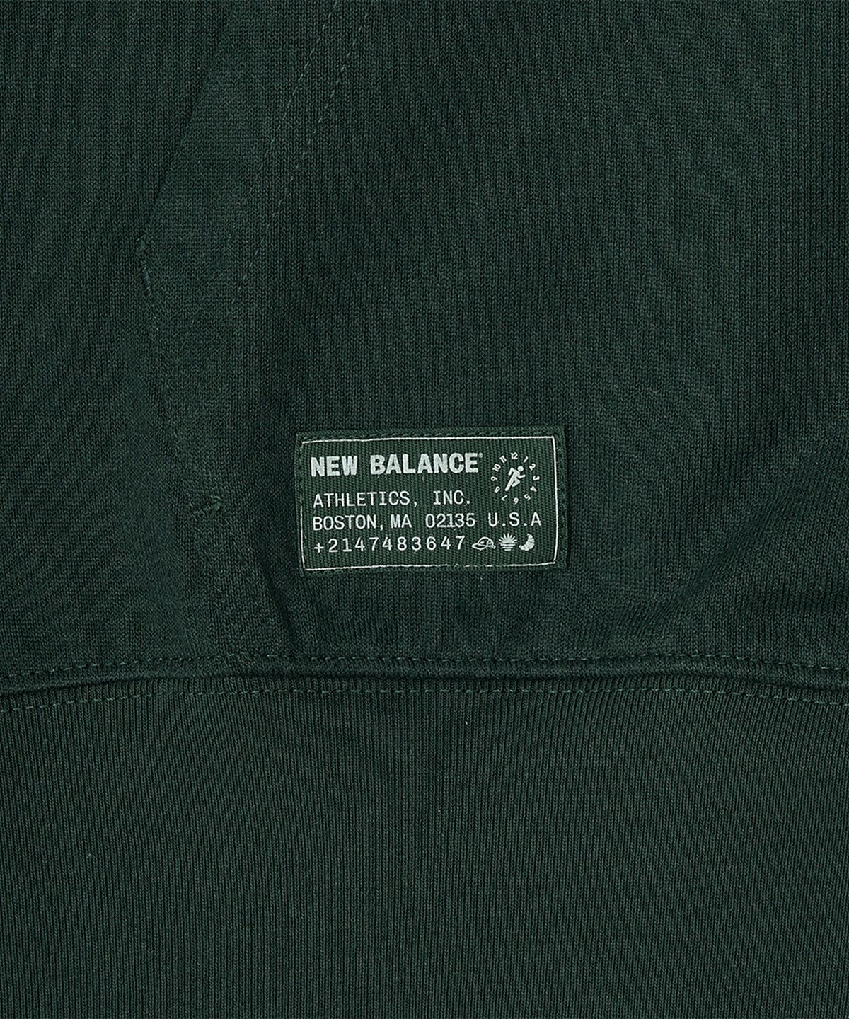 뉴발란스(NEW BALANCE) NBMDG31853 / UNI 모닝레이브 오버핏 후드집업 (HUNTER)