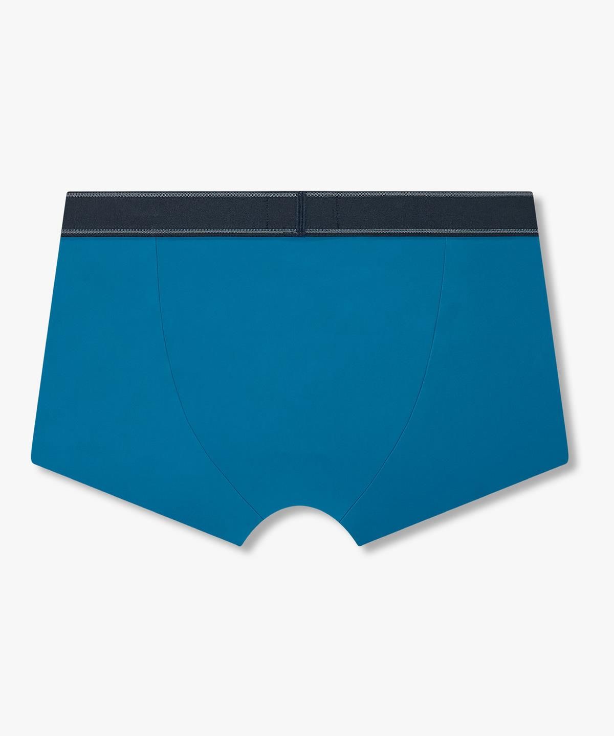 엠포리오 아르마니 언더웨어(EMPORIO ARMANI UNDERWEAR) 남성 오버레이 로고 프린트 드로즈_블루 0816312081