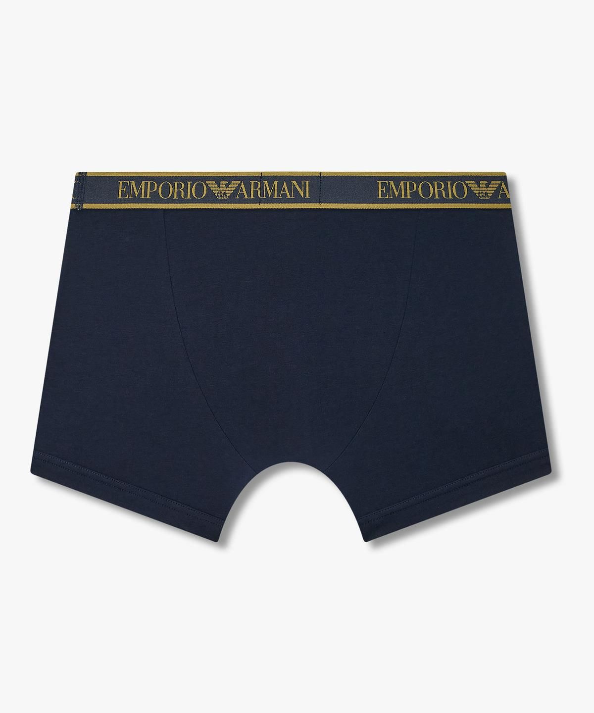 엠포리오 아르마니 언더웨어(EMPORIO ARMANI UNDERWEAR) 남성 자카드 로고 프린트 드로즈_다크블루 0816312024