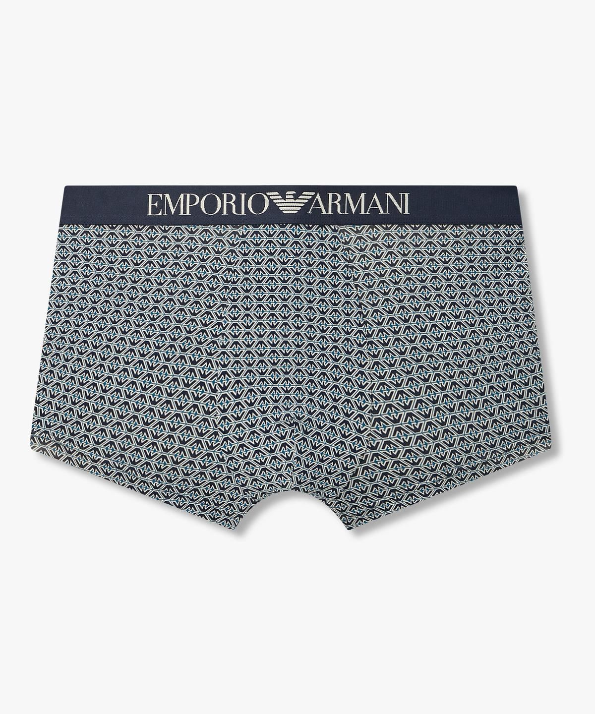 엠포리오 아르마니 언더웨어(EMPORIO ARMANI UNDERWEAR) 남성 올오버 패턴 프린트 드로즈_네이비 0816312066